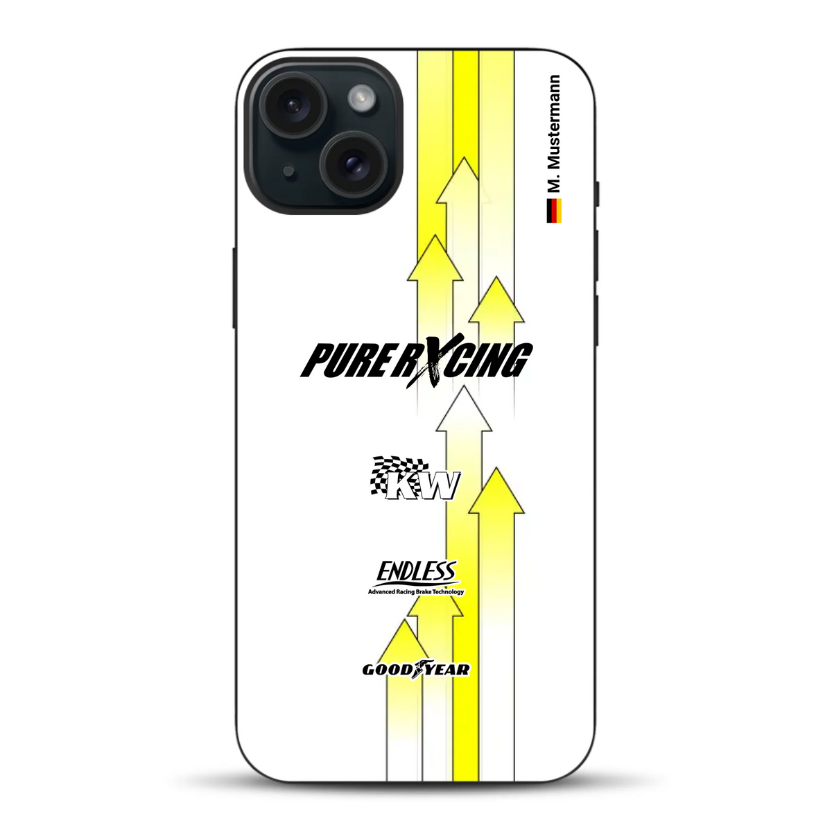 Grellino Porsche GT Livery - Custodia per cellulare personalizzata per iPhone