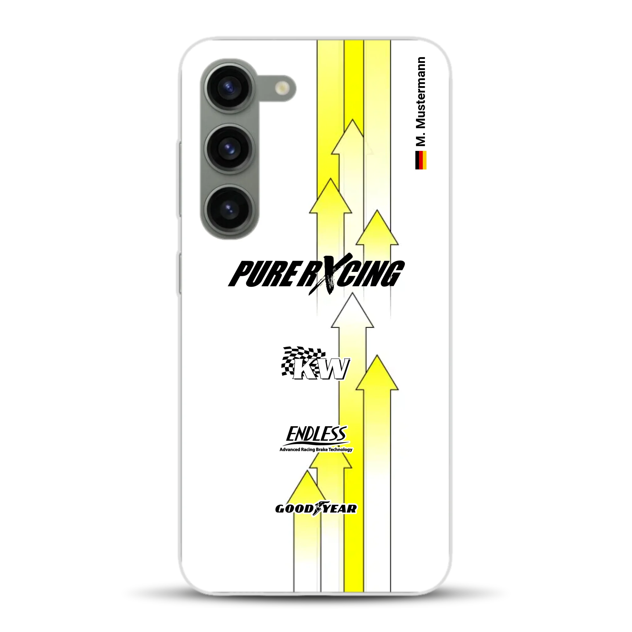 Grellino Porsche GT Livery - Custom phone case for Samsung