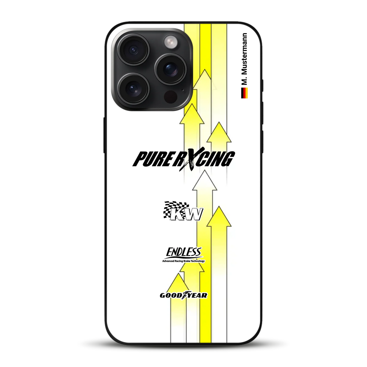 Grellino Porsche GT Livery - Custodia per cellulare personalizzata per iPhone