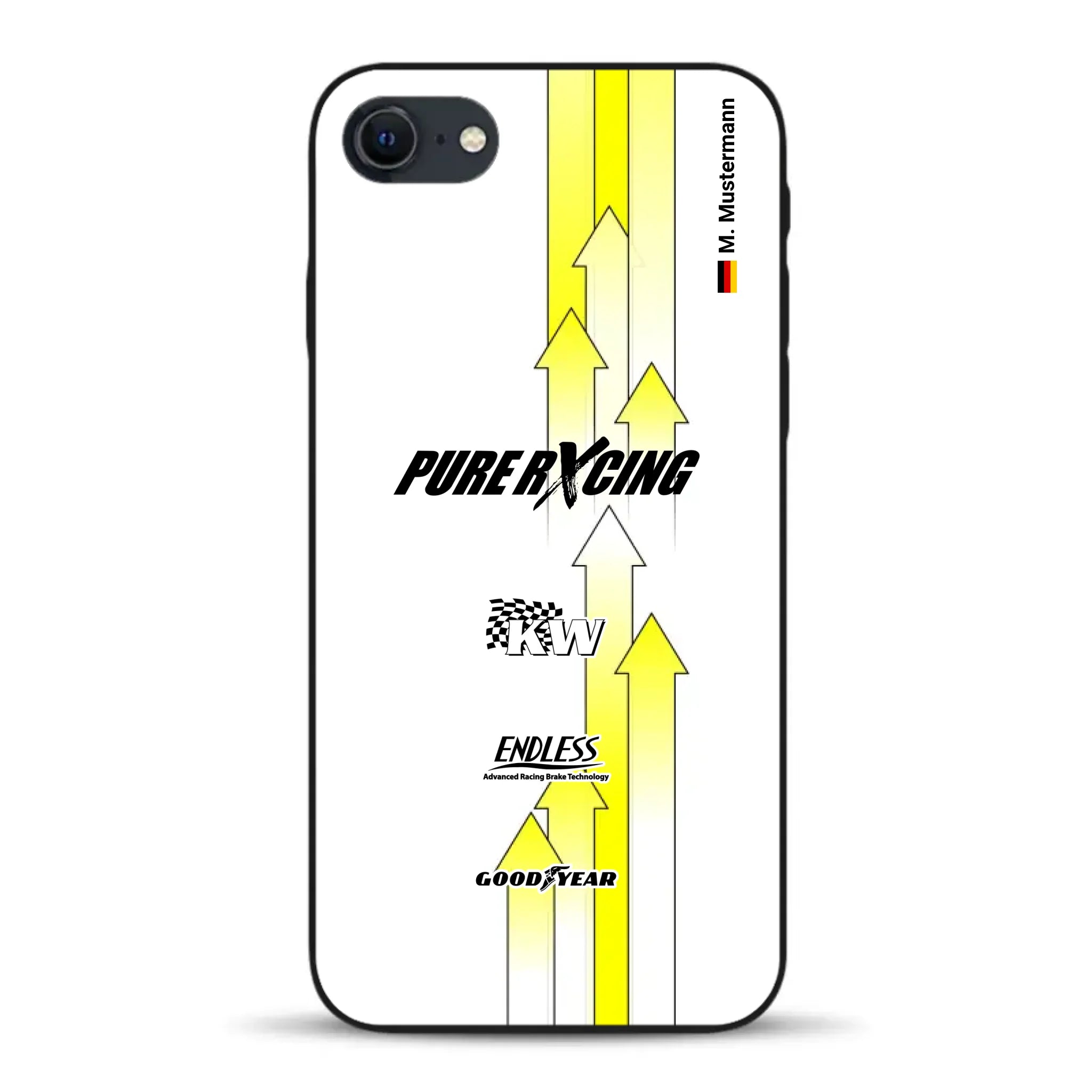 Grellino Porsche GT Livery - Individuelle Handyhülle für iPhone