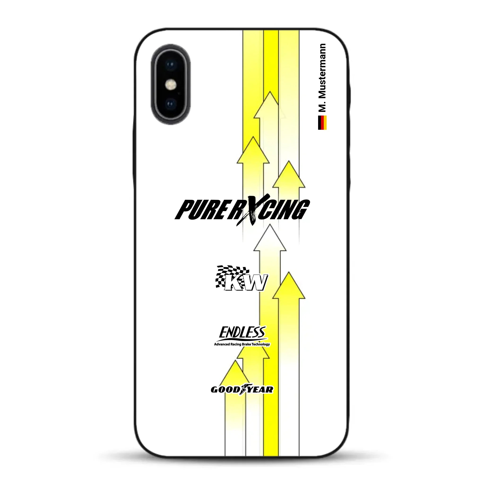 Grellino Porsche GT Livery - Individuelle Handyhülle für iPhone