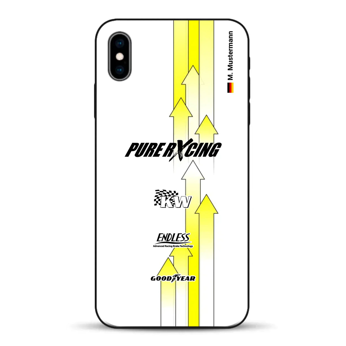 Grellino Porsche GT Livery - Custodia per cellulare personalizzata per iPhone