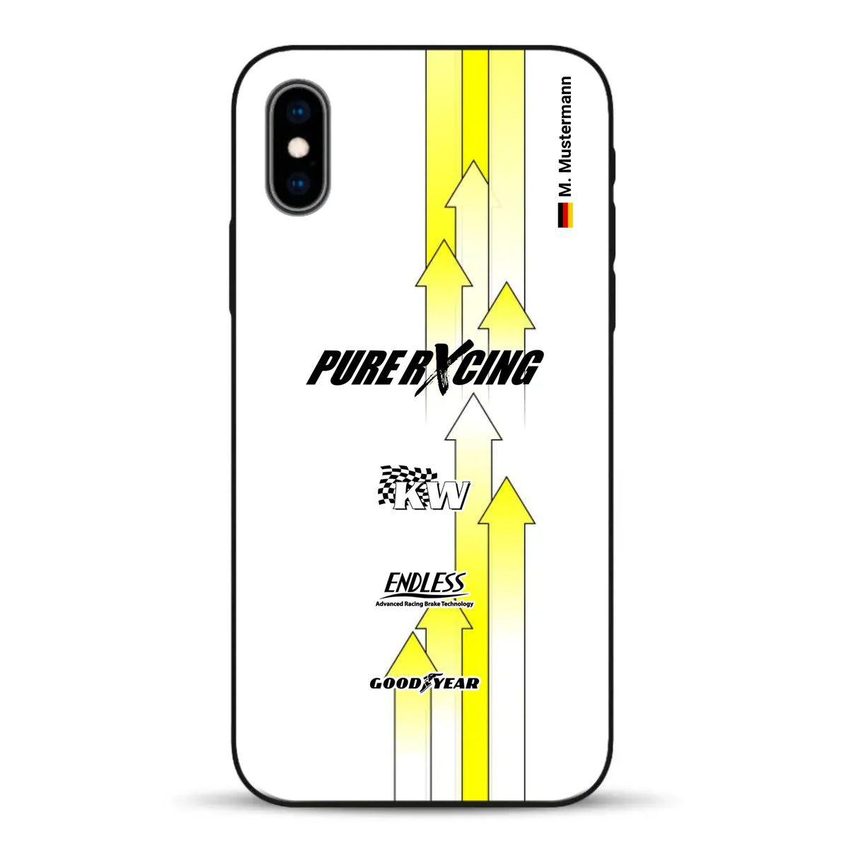 Grellino Porsche GT Livery - Custodia per cellulare personalizzata per iPhone