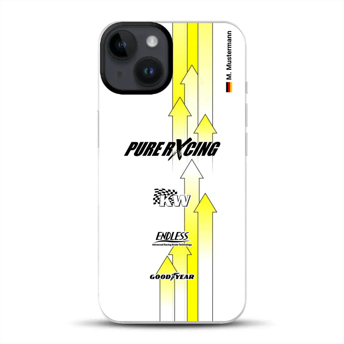 Grellino Porsche GT Livery - Custodia per cellulare personalizzata per iPhone