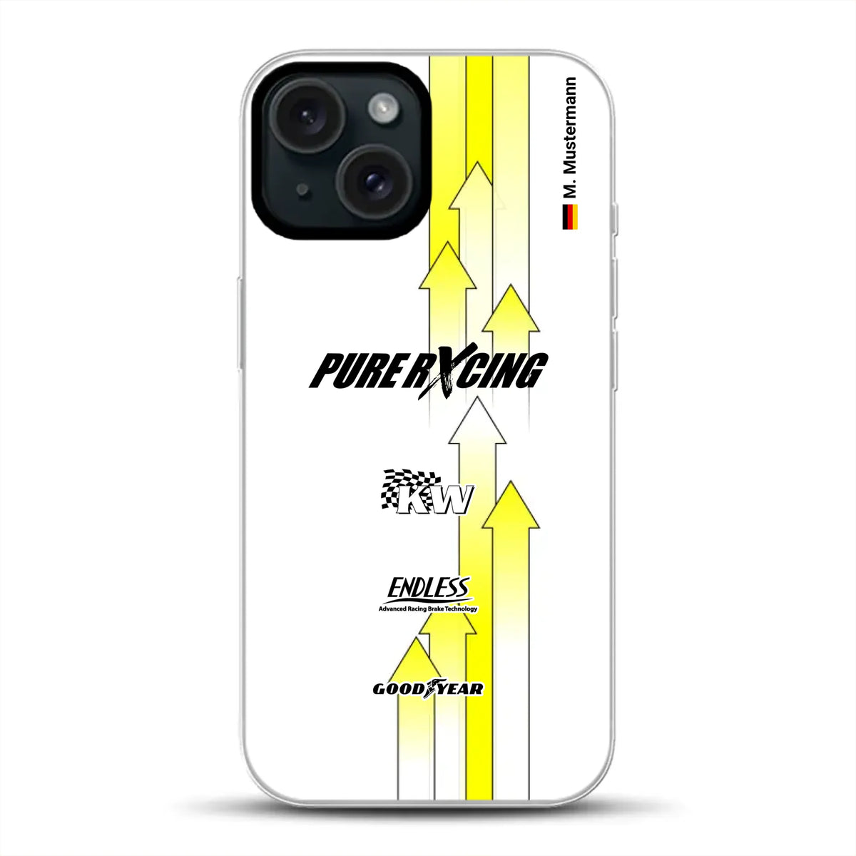 Grellino Porsche GT Livery - Custodia per cellulare personalizzata per iPhone