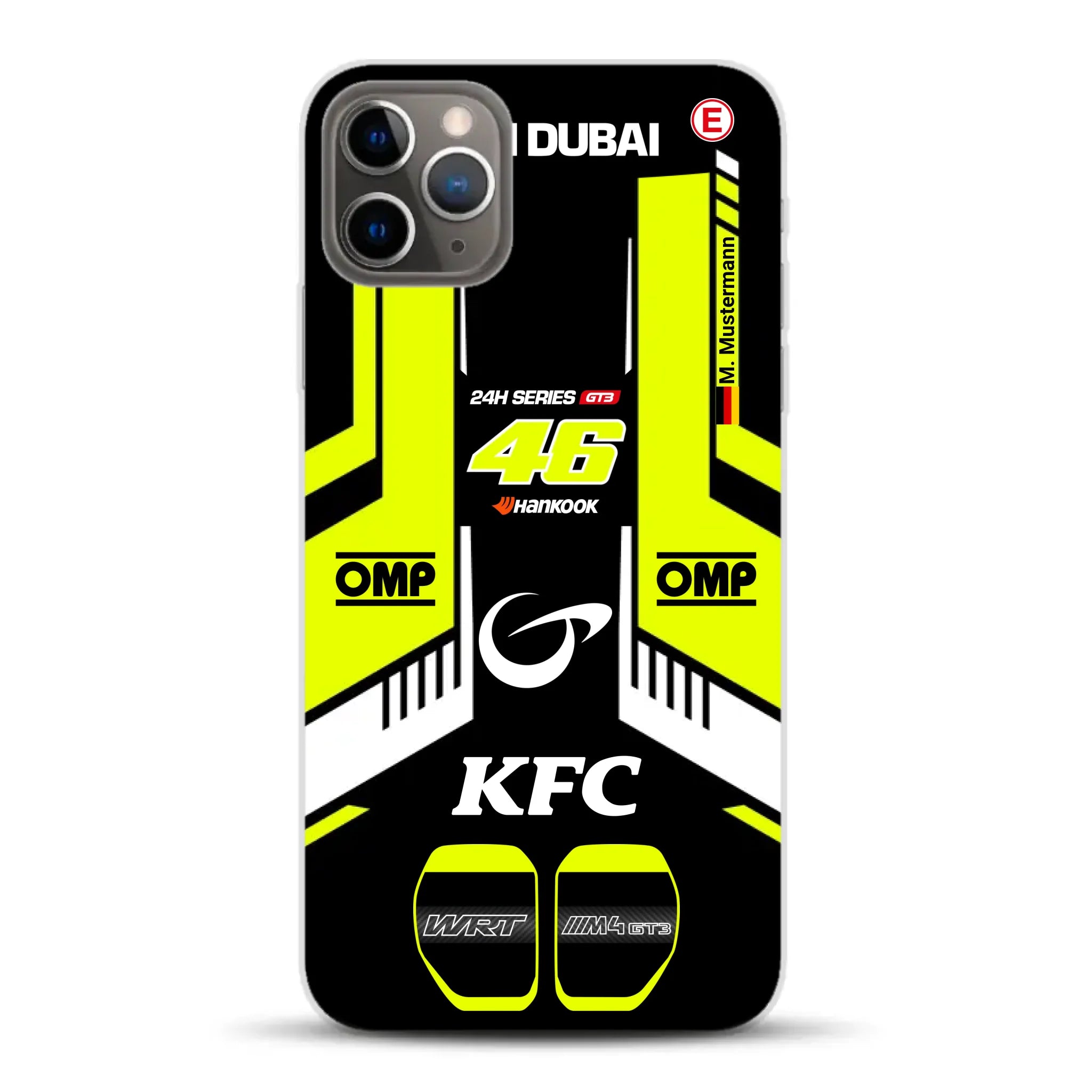 M4 GT3 #46 24h Dubai 2023 Rossi Livery - Custodia per cellulare personalizzata per iPhone