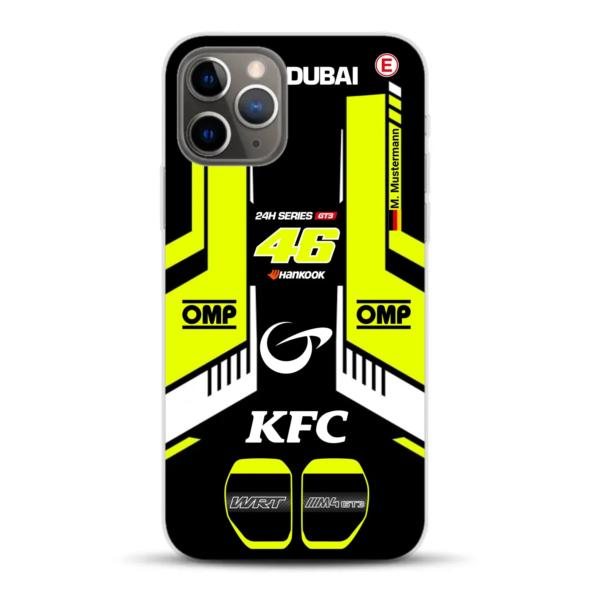 M4 GT3 #46 24h Dubai 2023 Rossi Livery - Custodia per cellulare personalizzata per iPhone