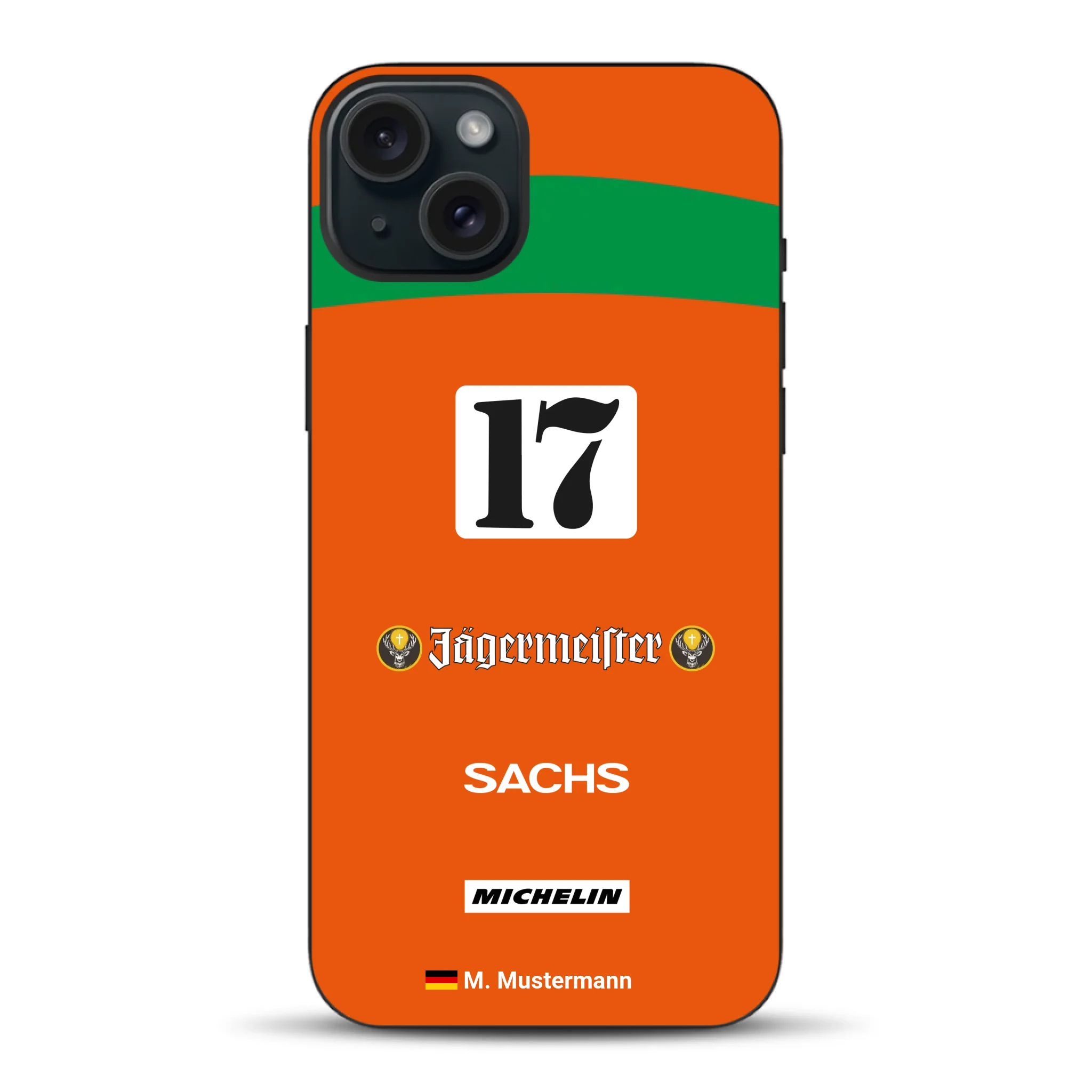 Brun Porsche 962 Livery - Custodia per cellulare personalizzata per iPhone