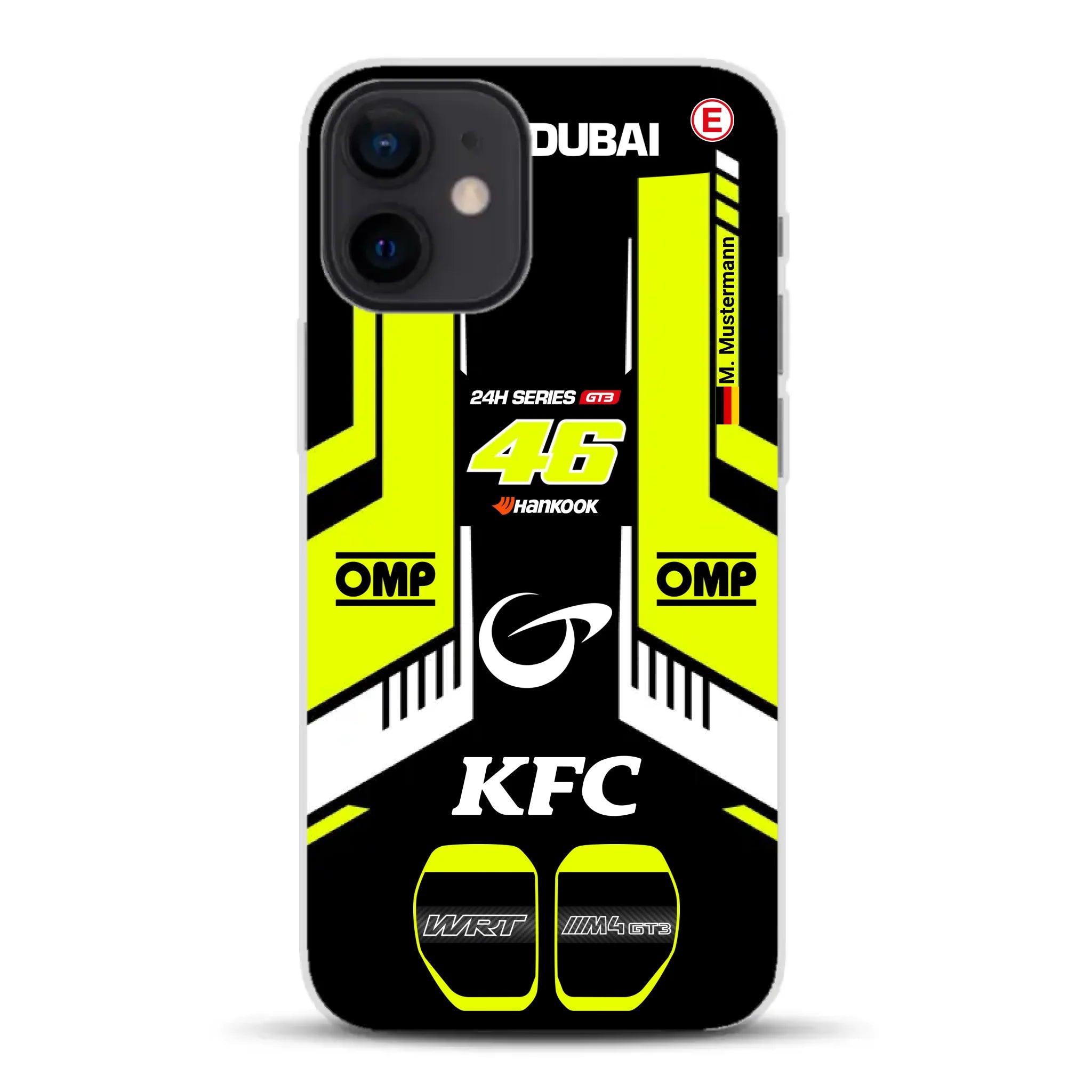 M4 GT3 #46 24h Dubai 2023 Rossi Livery - Custodia per cellulare personalizzata per iPhone