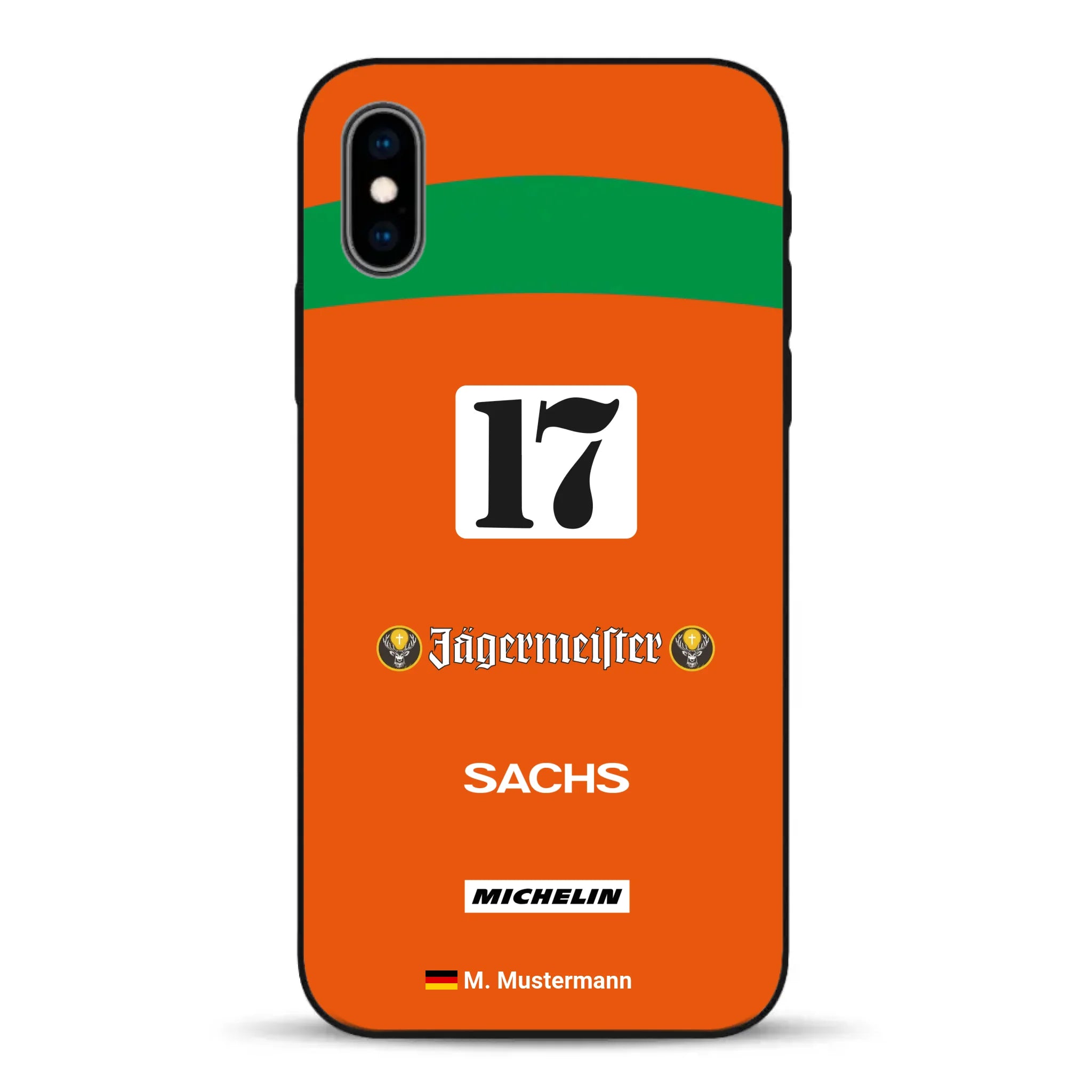 Brun Porsche 962 Livery - Custodia per cellulare personalizzata per iPhone