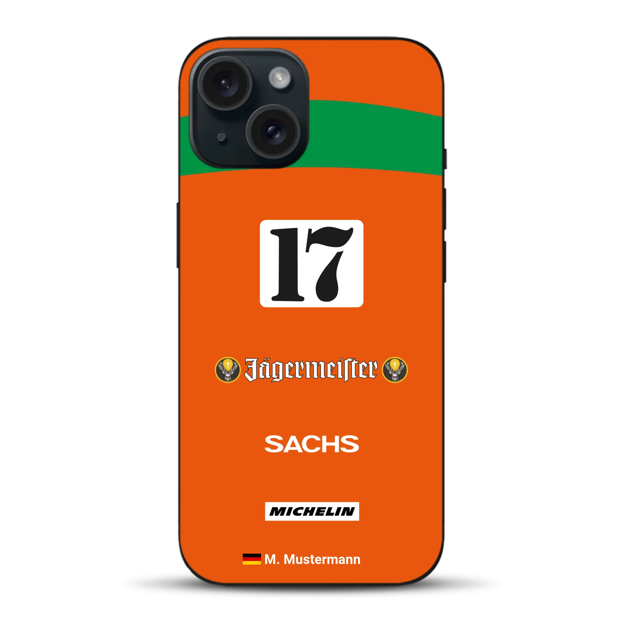 Brun Porsche 962 Livery - Custodia per cellulare personalizzata per iPhone