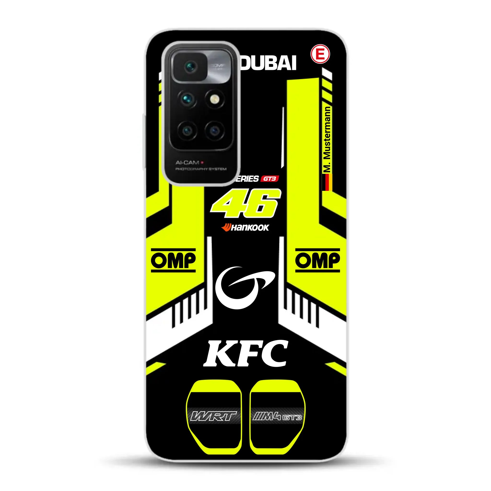 M4 GT3 #46 24h Dubai 2023 Rossi Livery - Custodia per cellulare personalizzata per Xiaomi