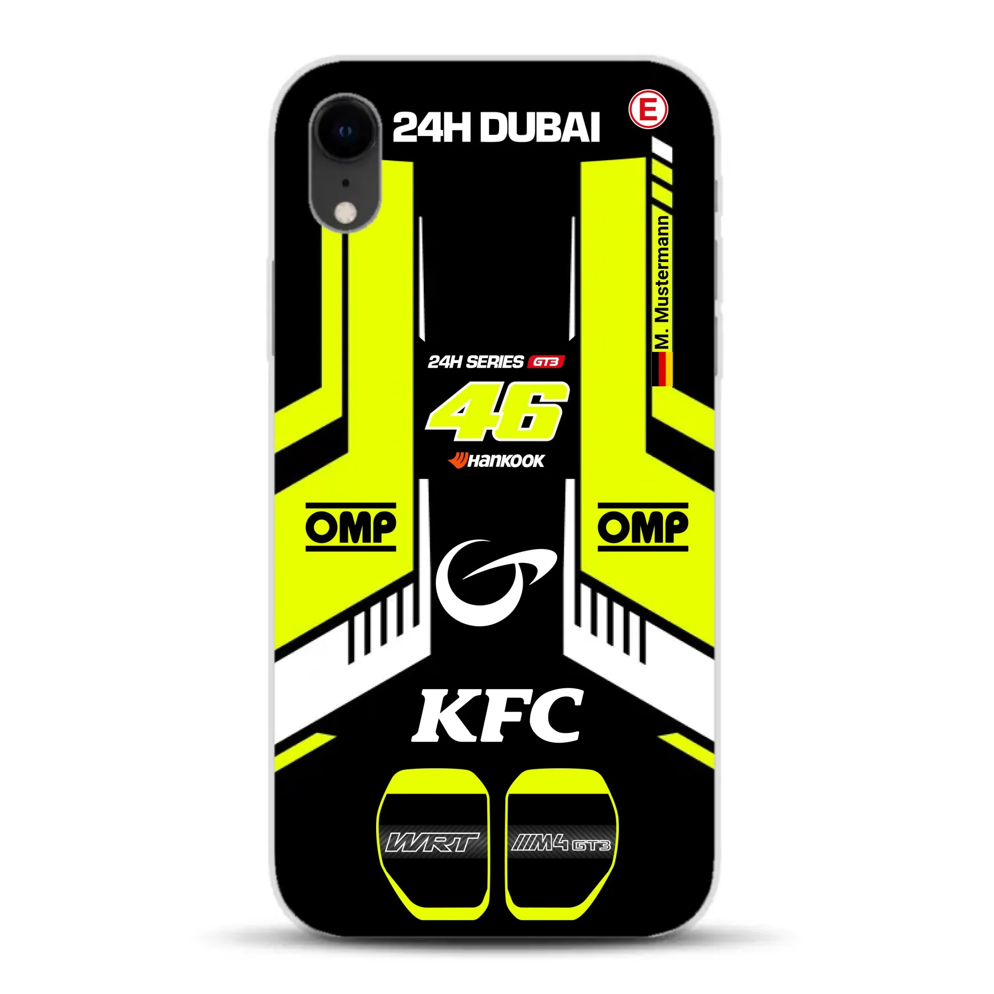 M4 GT3 #46 24h Dubai 2023 Rossi Livery - Custodia per cellulare personalizzata per iPhone