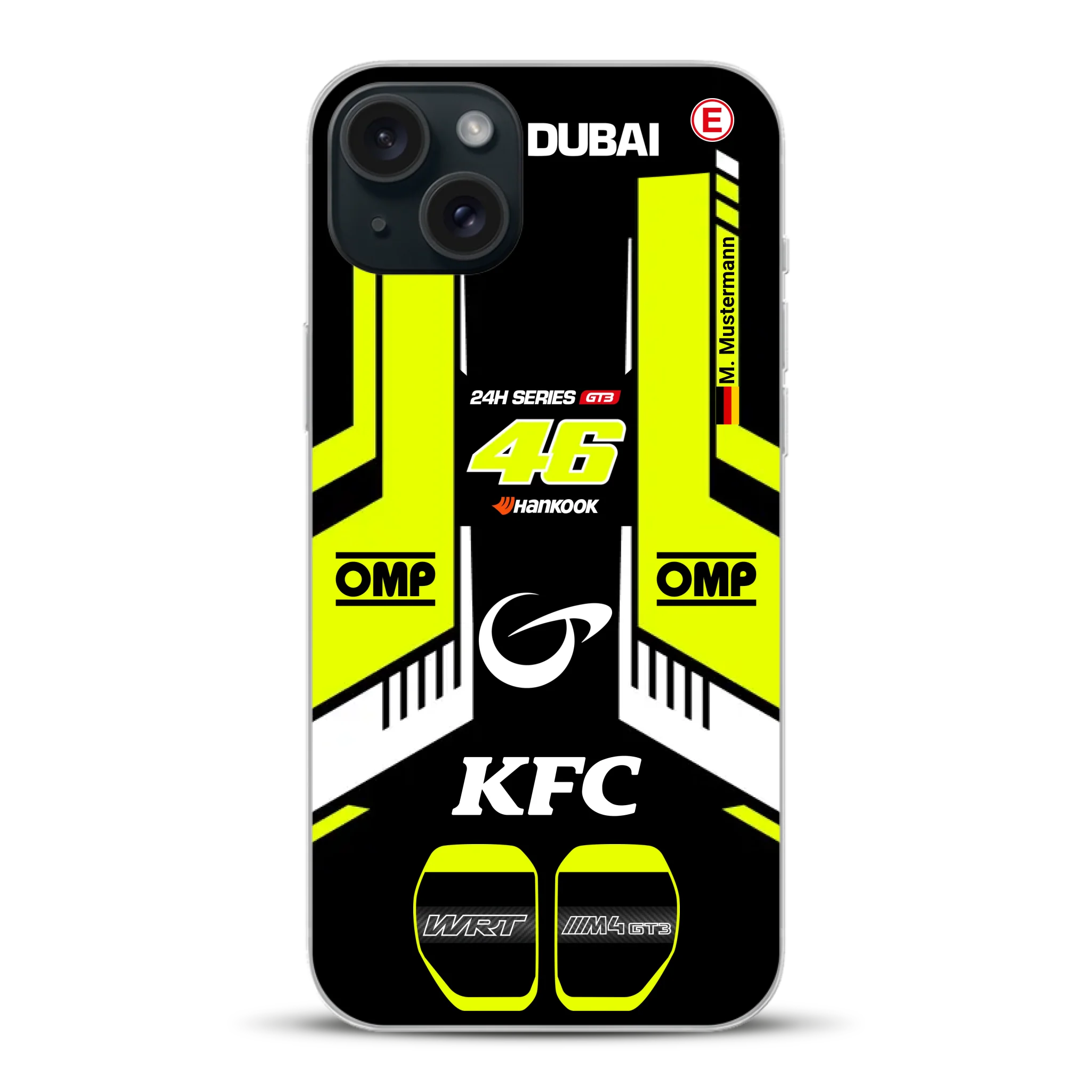 M4 GT3 #46 24h Dubai 2023 Rossi Livery - Custom phone case for iPhone