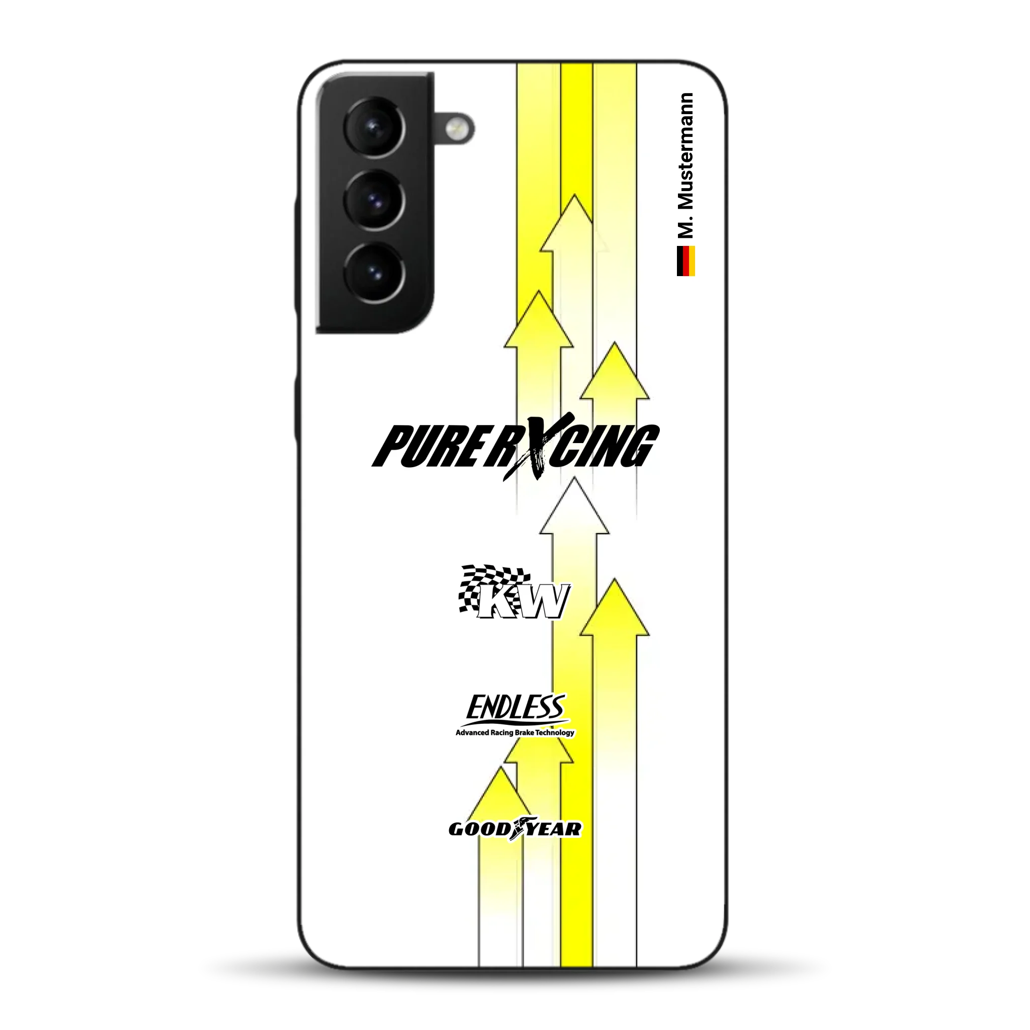 Grellino Porsche GT Livery - Personnalisé coque pour Samsung