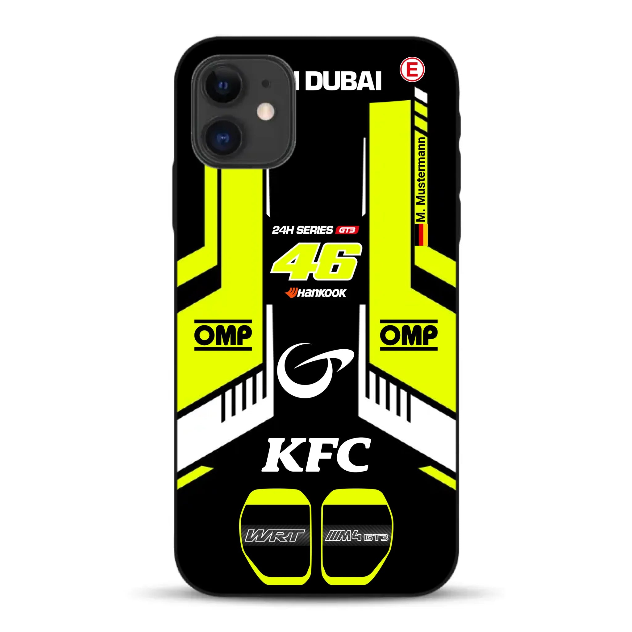 M4 GT3 #46 24h Dubai 2023 Rossi Livery - Custodia per cellulare personalizzata per iPhone