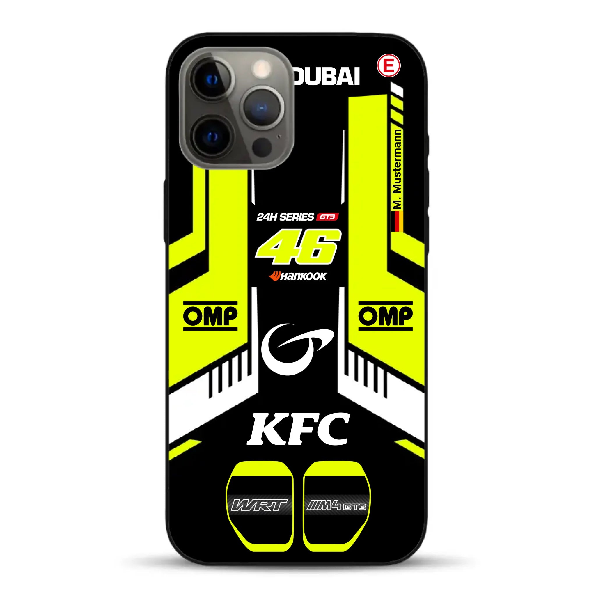 M4 GT3 #46 24h Dubai 2023 Rossi Livery - Custodia per cellulare personalizzata per iPhone