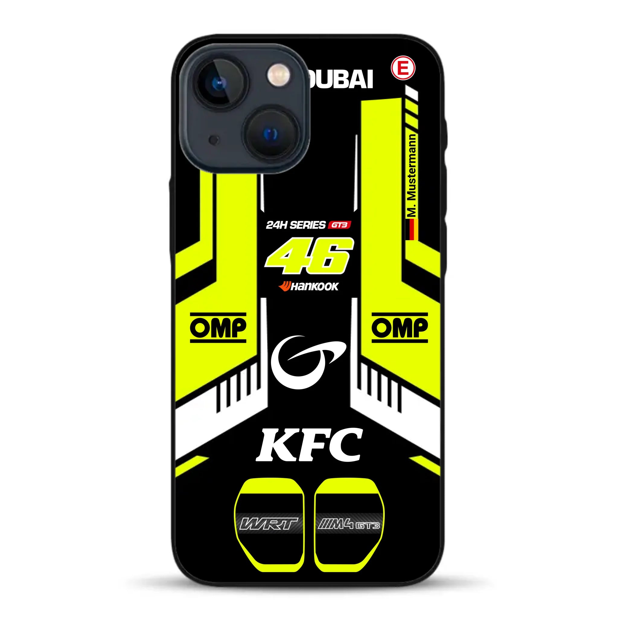 M4 GT3 #46 24h Dubai 2023 Rossi Livery - Custodia per cellulare personalizzata per iPhone