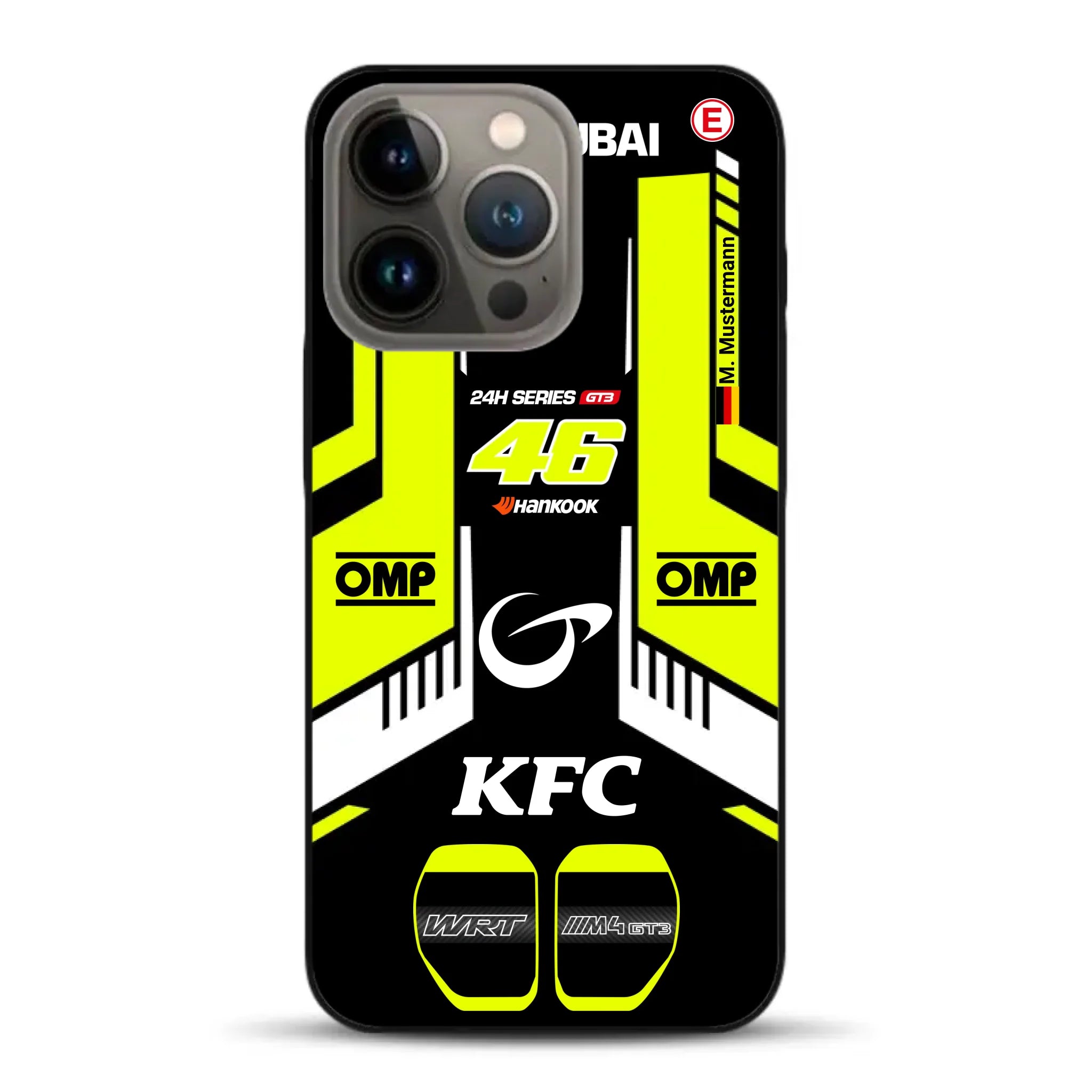 M4 GT3 #46 24h Dubai 2023 Rossi Livery - Custodia per cellulare personalizzata per iPhone