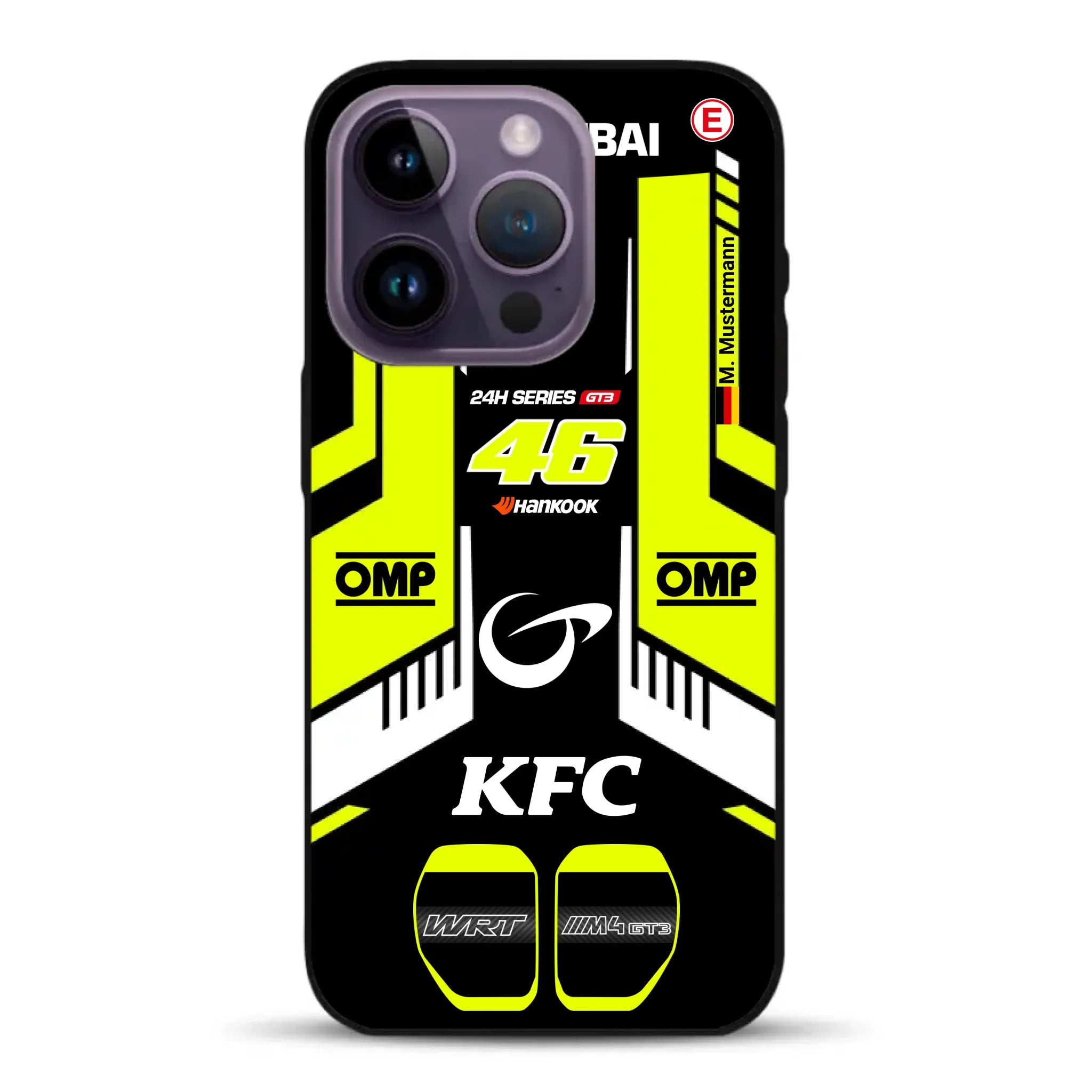 M4 GT3 #46 24h Dubai 2023 Rossi Livery - Custodia per cellulare personalizzata per iPhone