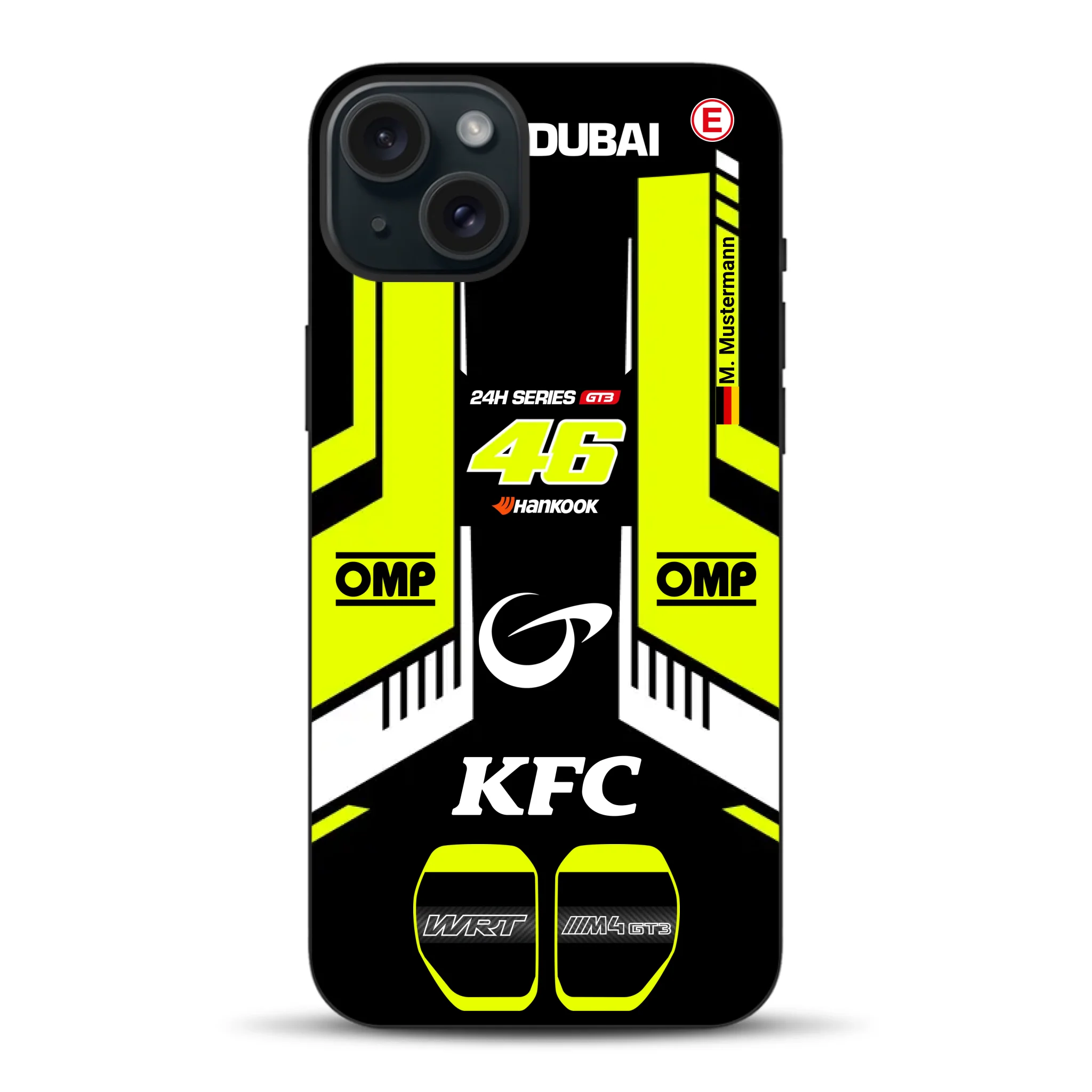 M4 GT3 #46 24h Dubai 2023 Rossi Livery - Custom phone case for iPhone