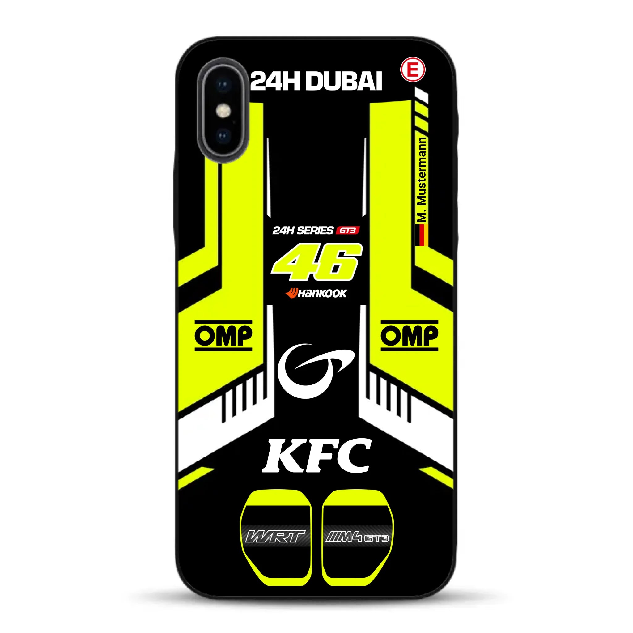M4 GT3 #46 24h Dubai 2023 Rossi Livery - Custodia per cellulare personalizzata per iPhone