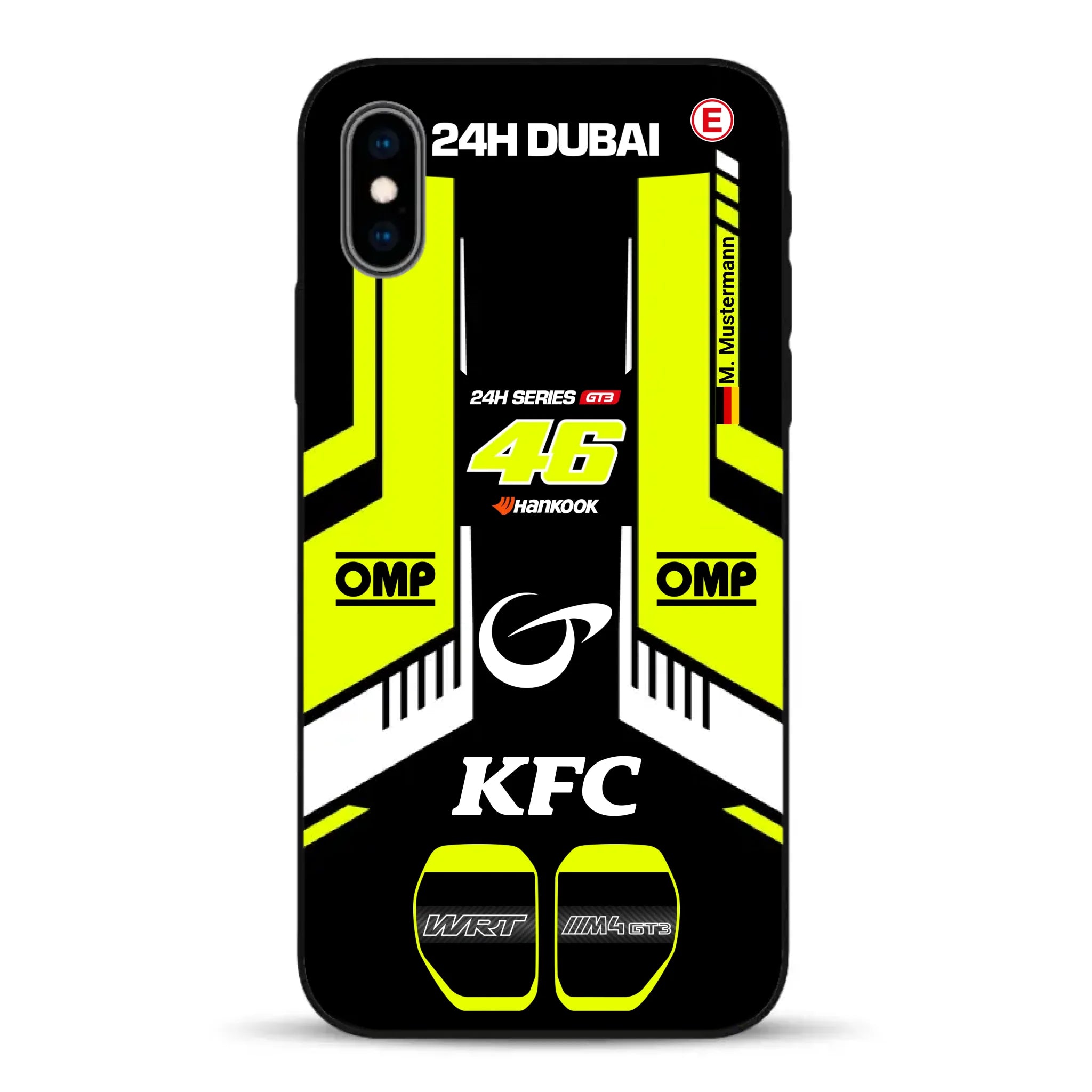 M4 GT3 #46 24h Dubai 2023 Rossi Livery - Custodia per cellulare personalizzata per iPhone