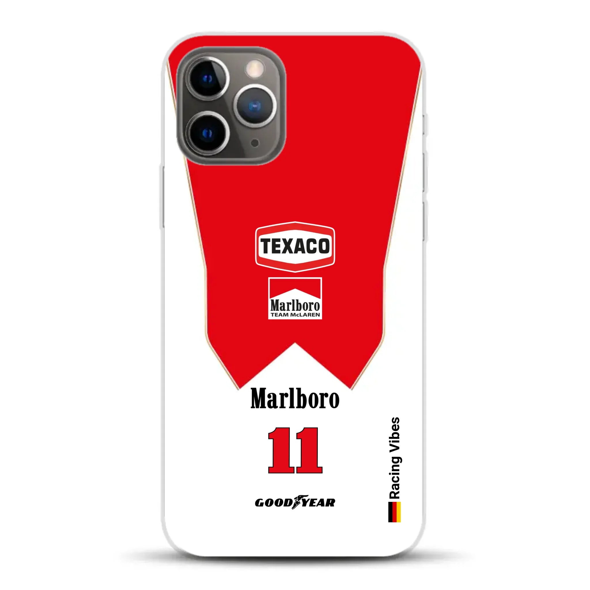 James Hunt McLaren M23 Livery - Individuelle Handyhülle für iPhone