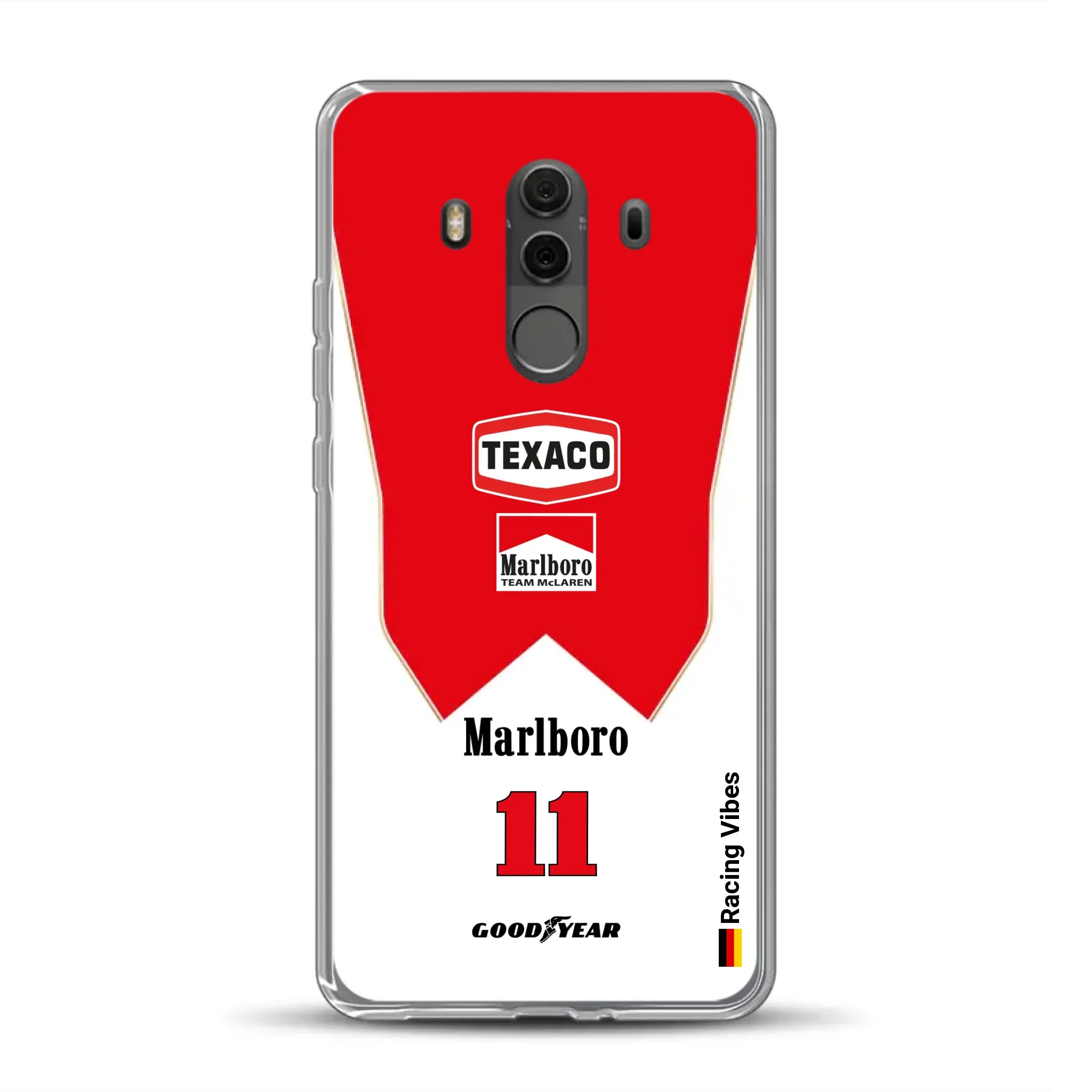 James Hunt McLaren M23 Livery - Custodia per cellulare personalizzata per Huawei