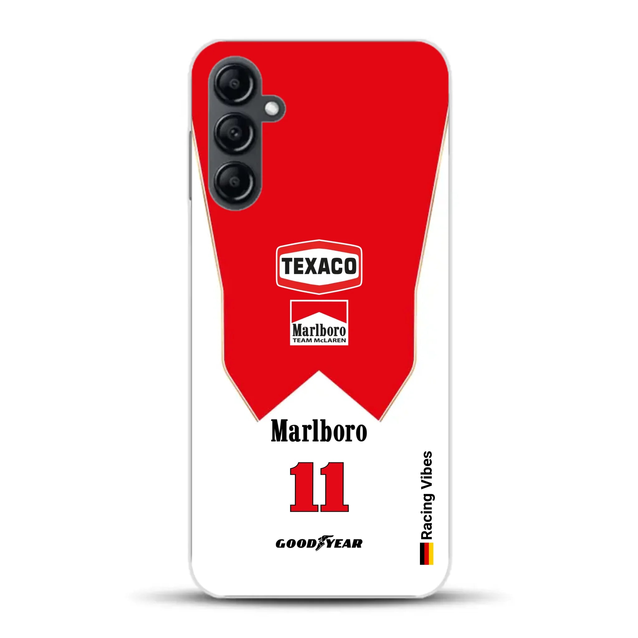 James Hunt McLaren M23 Livery - Individuelle Handyhülle für Samsung