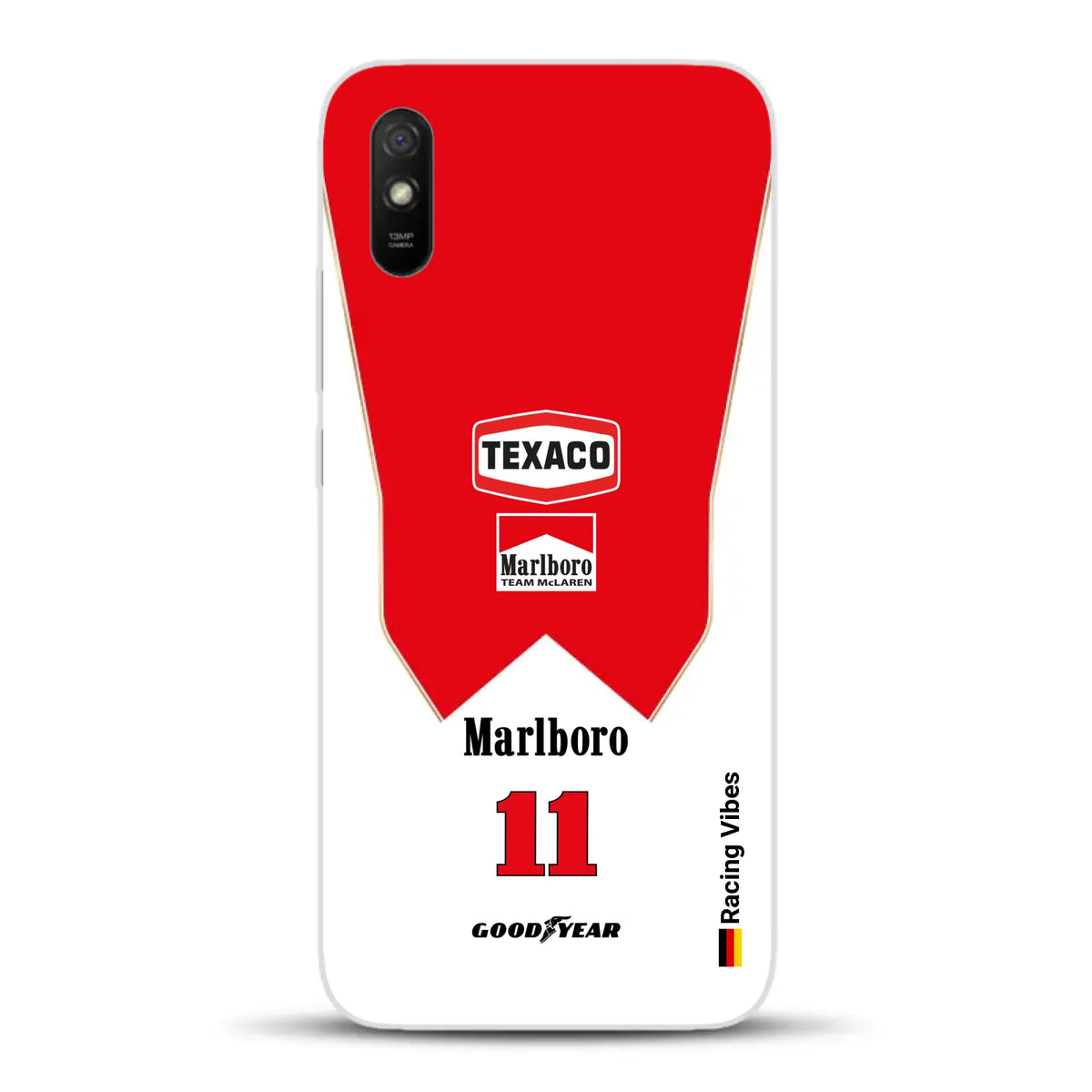 James Hunt McLaren M23 Livery - Individuelle Handyhülle für Xiaomi