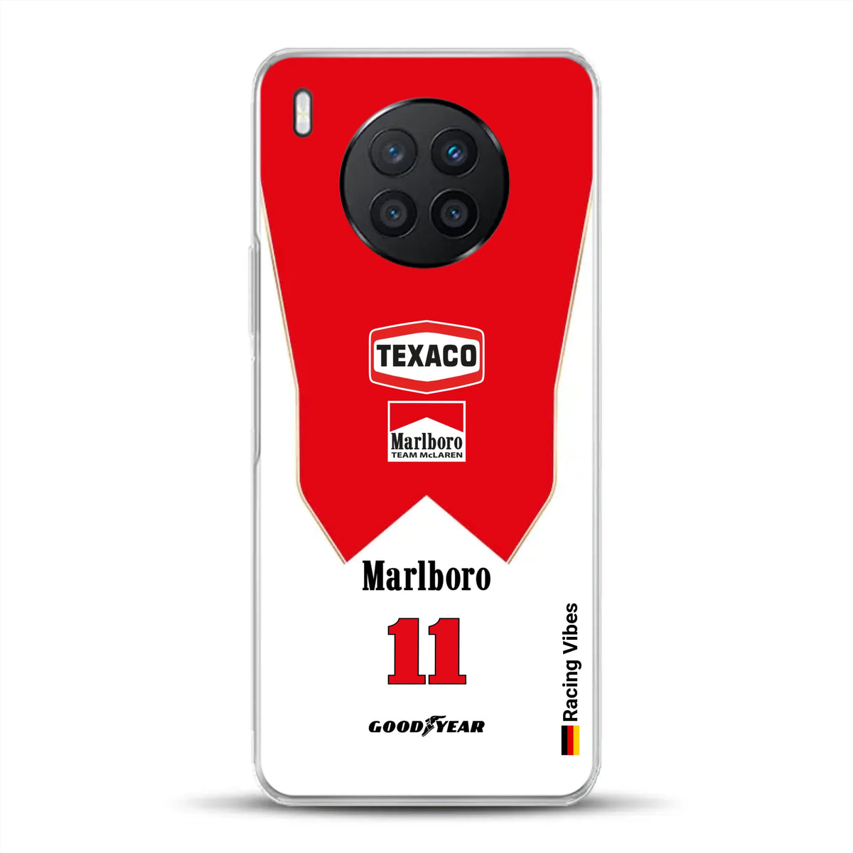 James Hunt McLaren M23 Livery - Individuelle Handyhülle für Huawei