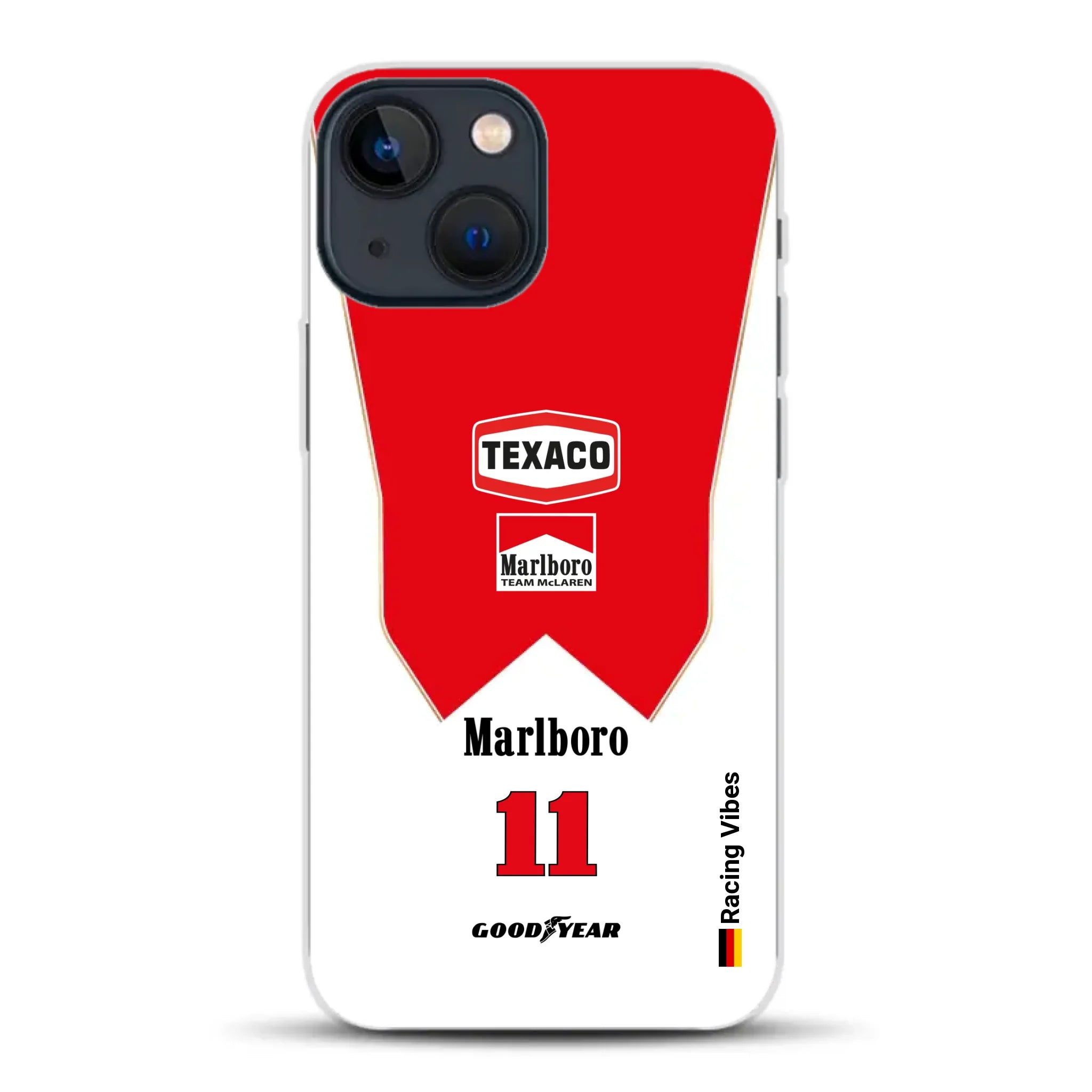James Hunt McLaren M23 Livery - Individuelle Handyhülle für iPhone