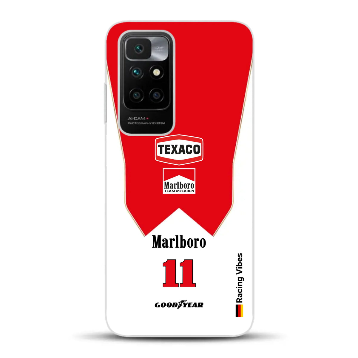 James Hunt McLaren M23 Livery - Individuelle Handyhülle für Xiaomi