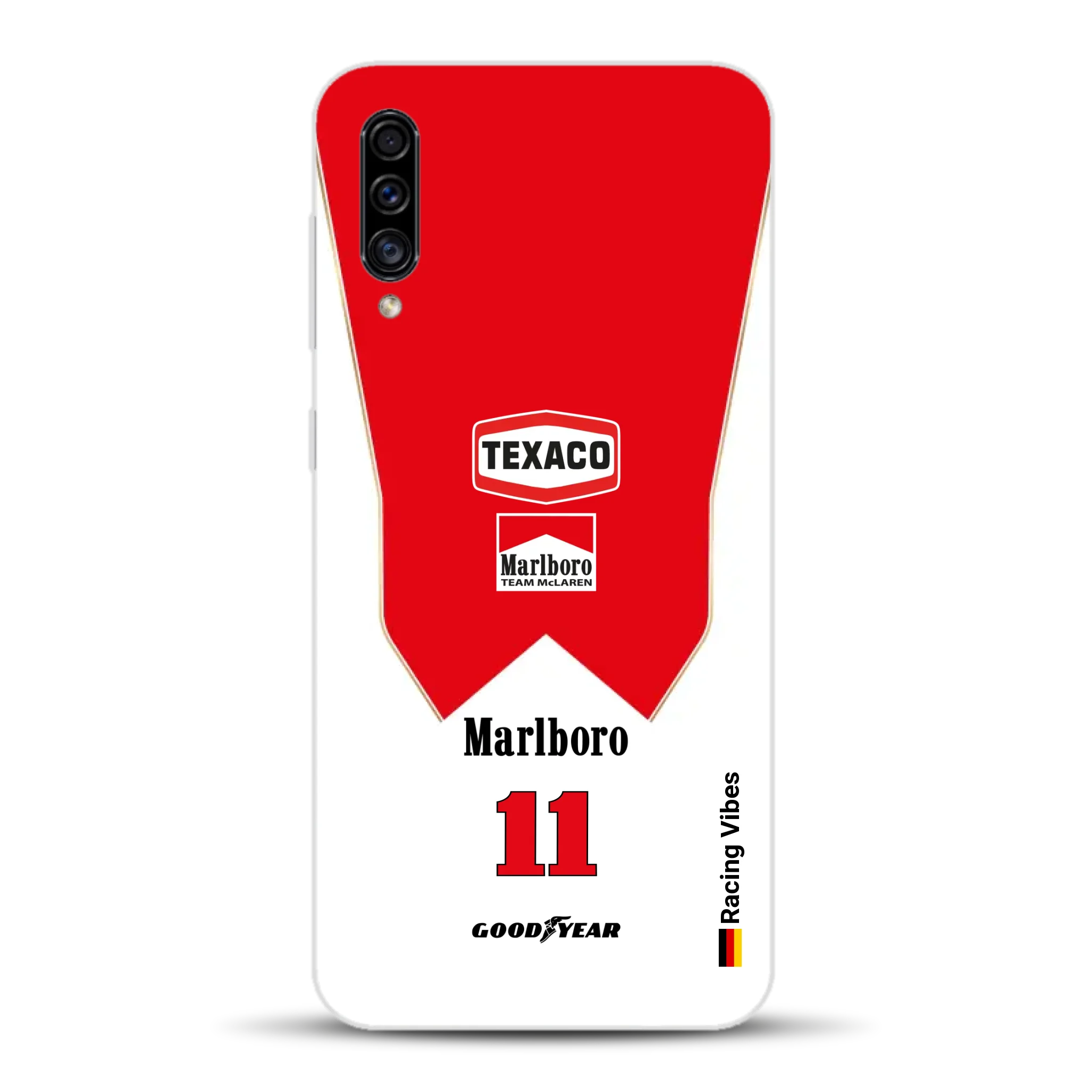 James Hunt McLaren M23 Livery - Individuelle Handyhülle für Samsung