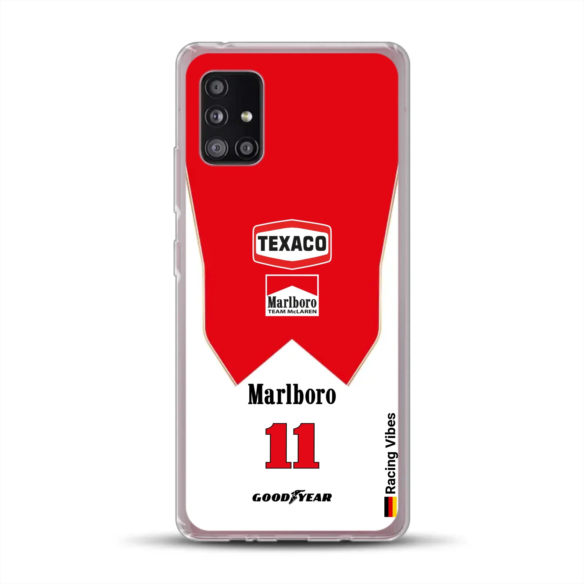 James Hunt McLaren M23 Livery - Individuelle Handyhülle für Samsung