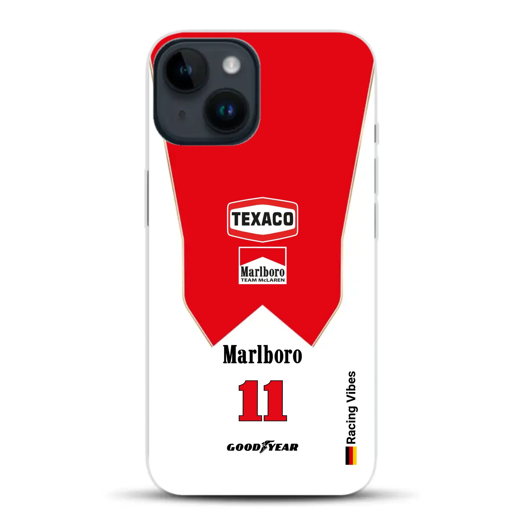 James Hunt McLaren M23 Livery - Individuelle Handyhülle für iPhone