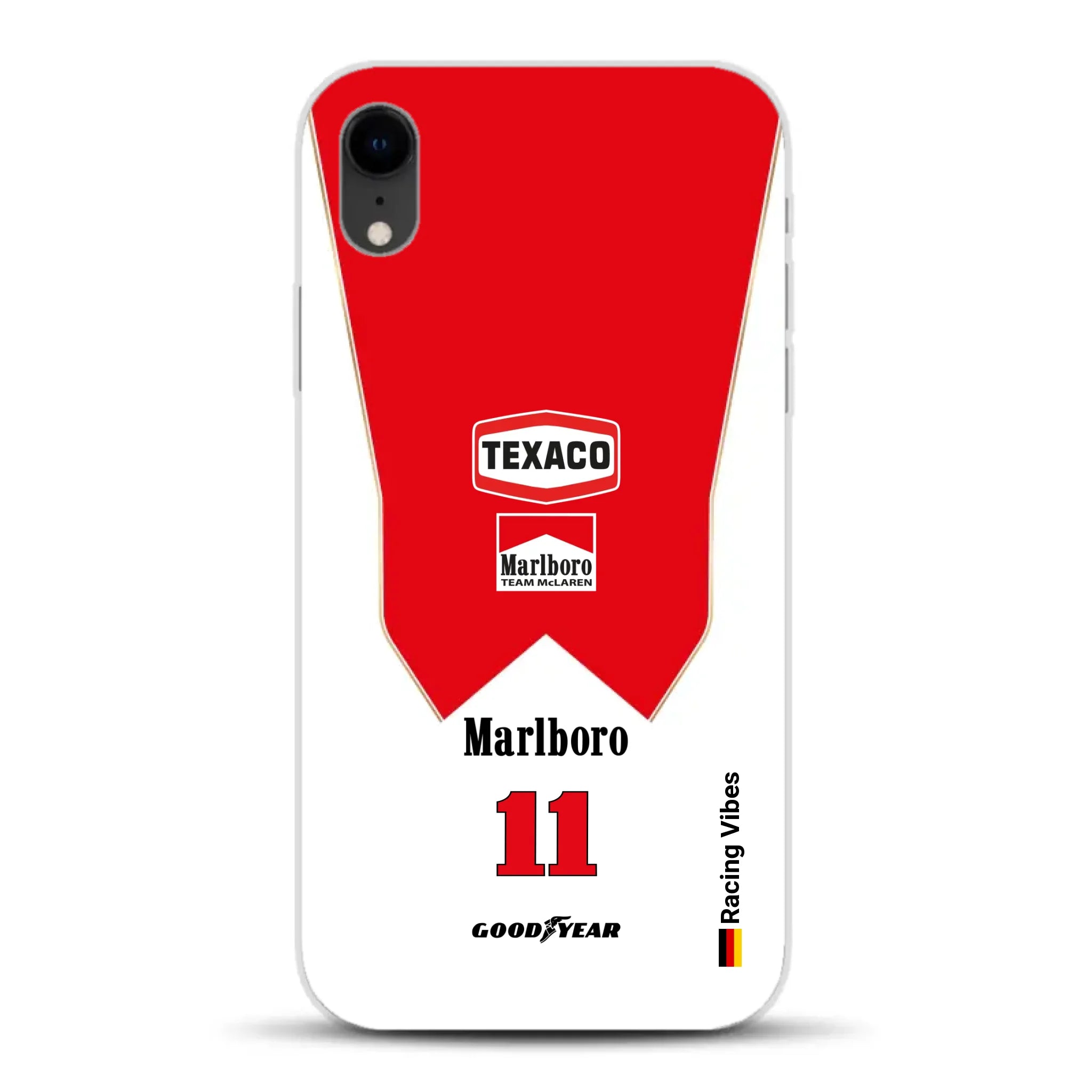 James Hunt McLaren M23 Livery - Individuelle Handyhülle für iPhone