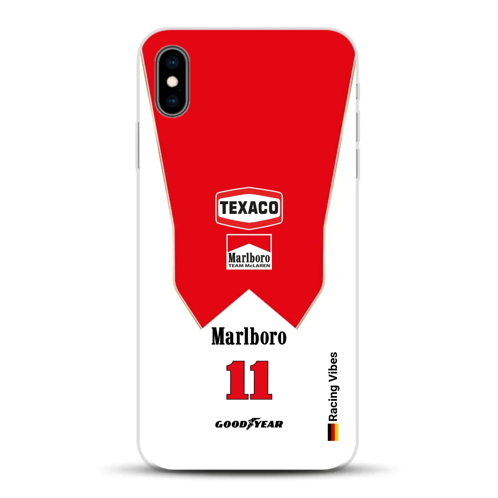 James Hunt McLaren M23 Livery - Individuelle Handyhülle für iPhone