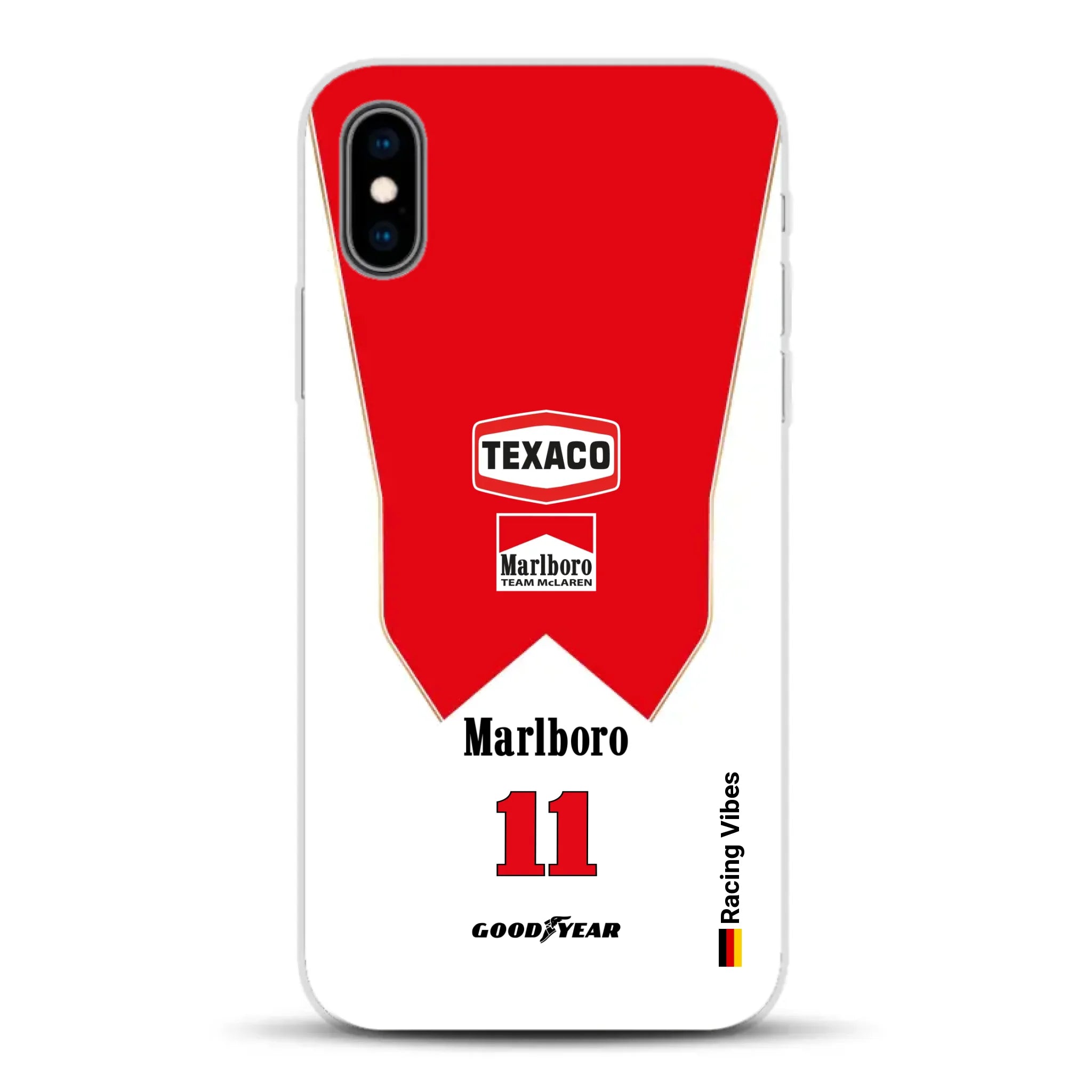 James Hunt McLaren M23 Livery - Individuelle Handyhülle für iPhone