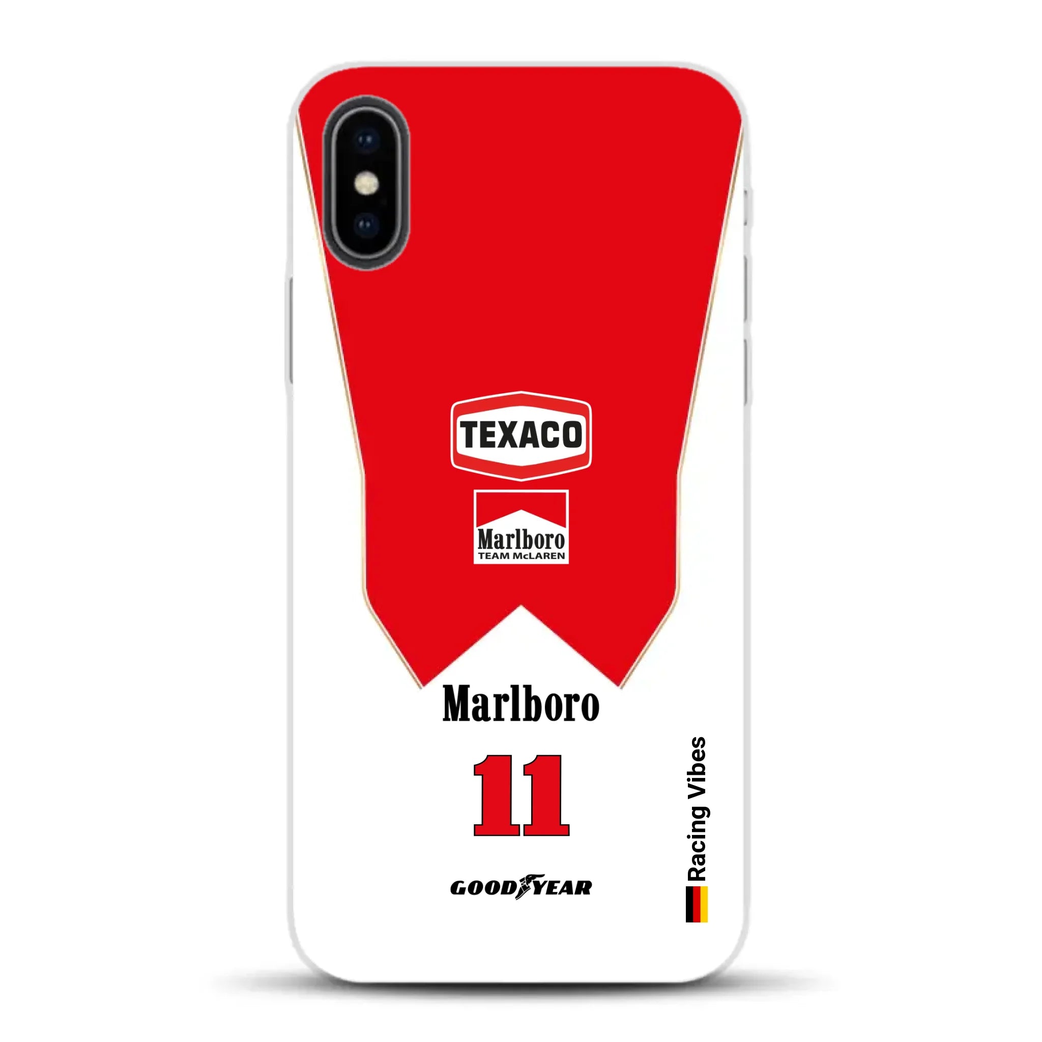 James Hunt McLaren M23 Livery - Individuelle Handyhülle für iPhone