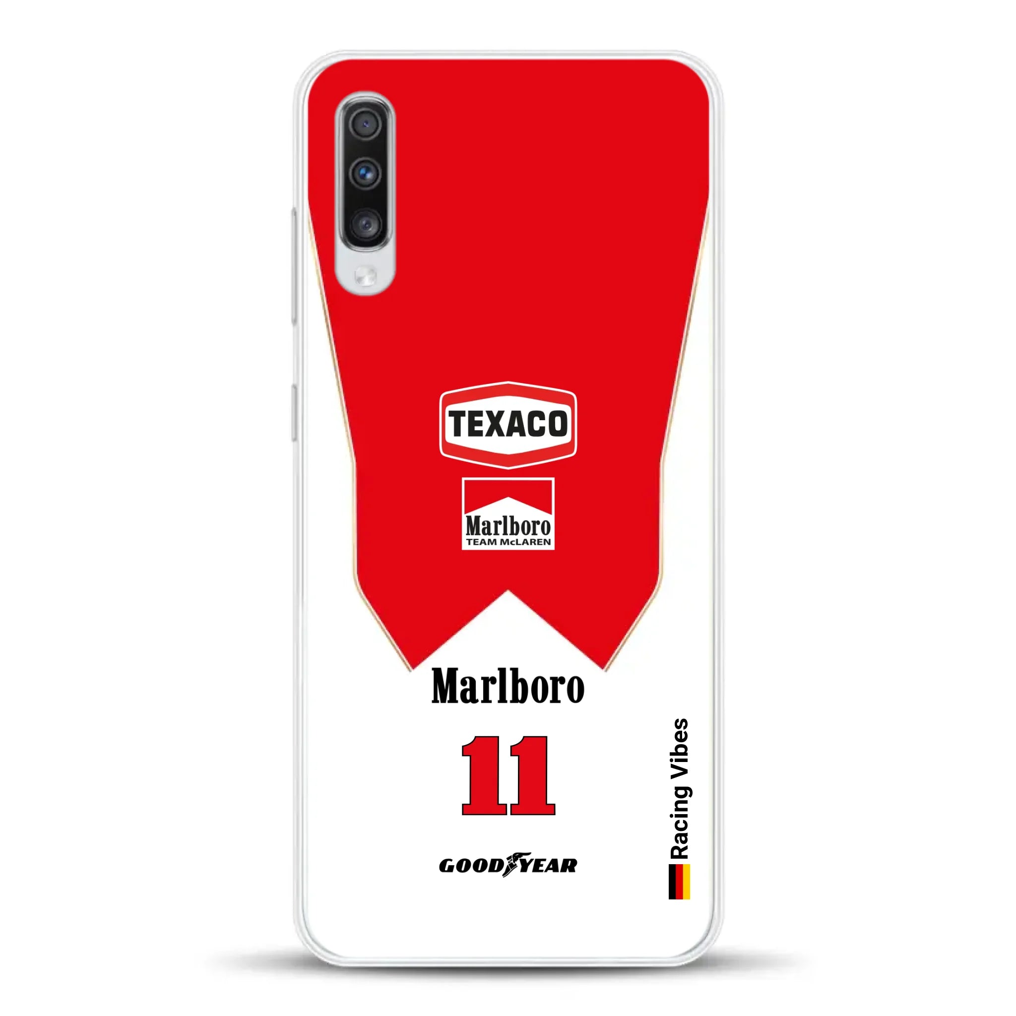 James Hunt McLaren M23 Livery - Individuelle Handyhülle für Samsung