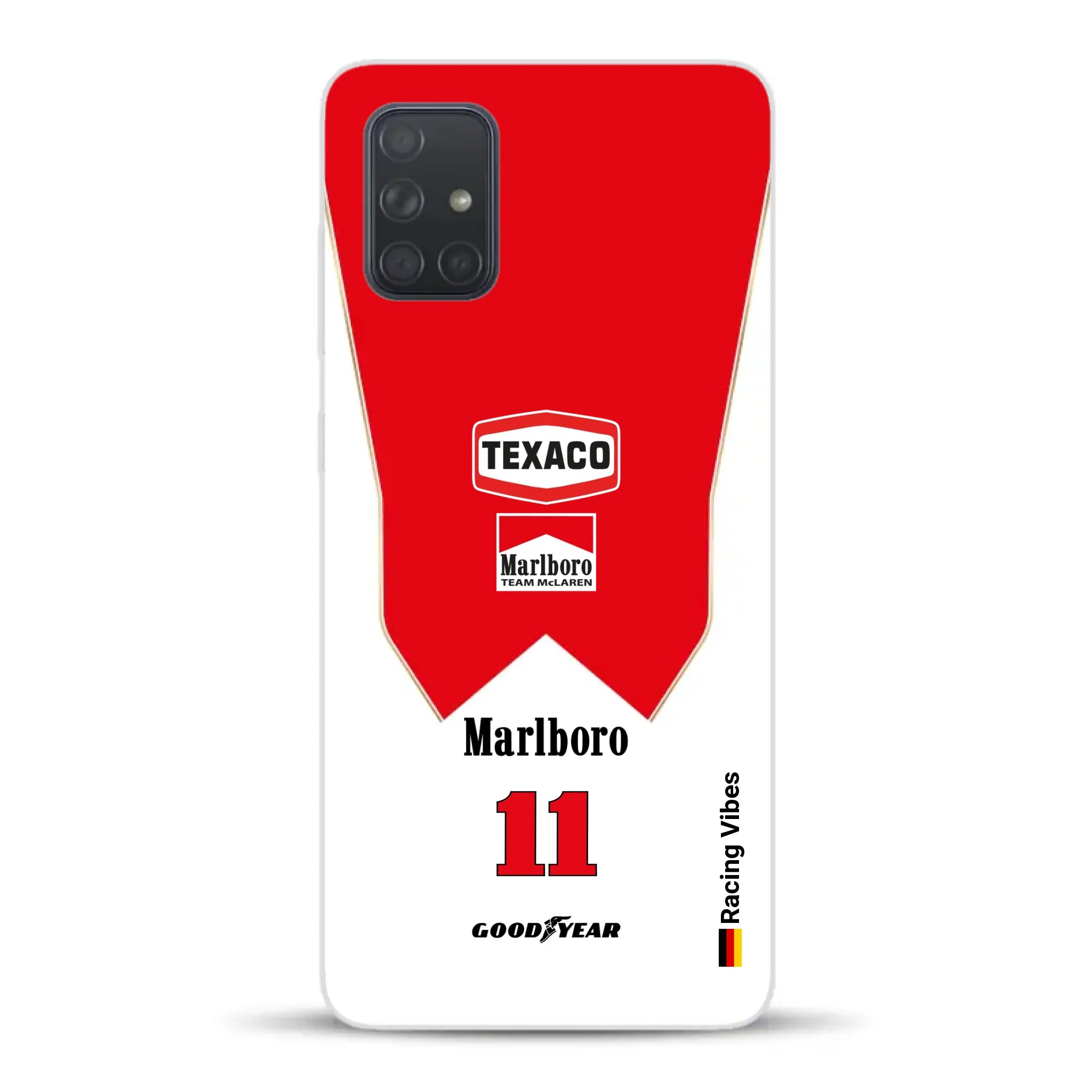James Hunt McLaren M23 Livery - Individuelle Handyhülle für Samsung