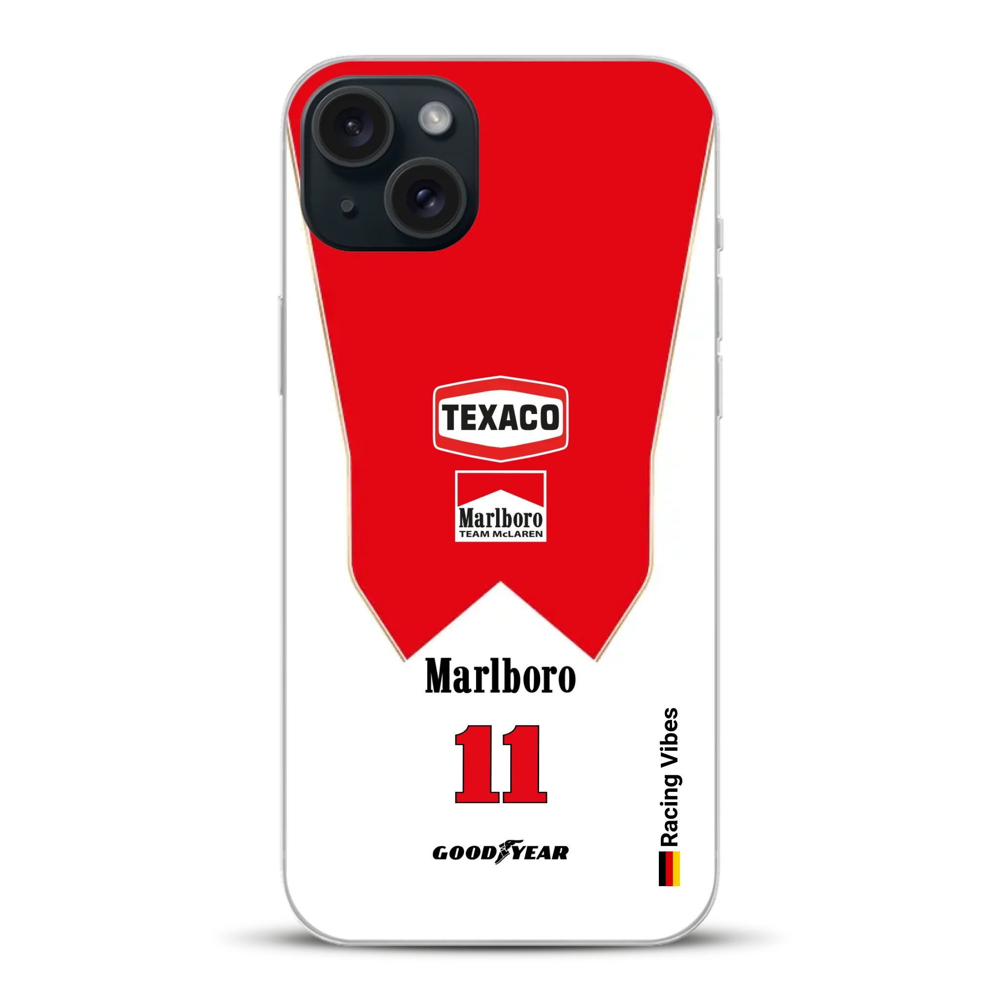 James Hunt McLaren M23 Livery - Individuelle Handyhülle für iPhone