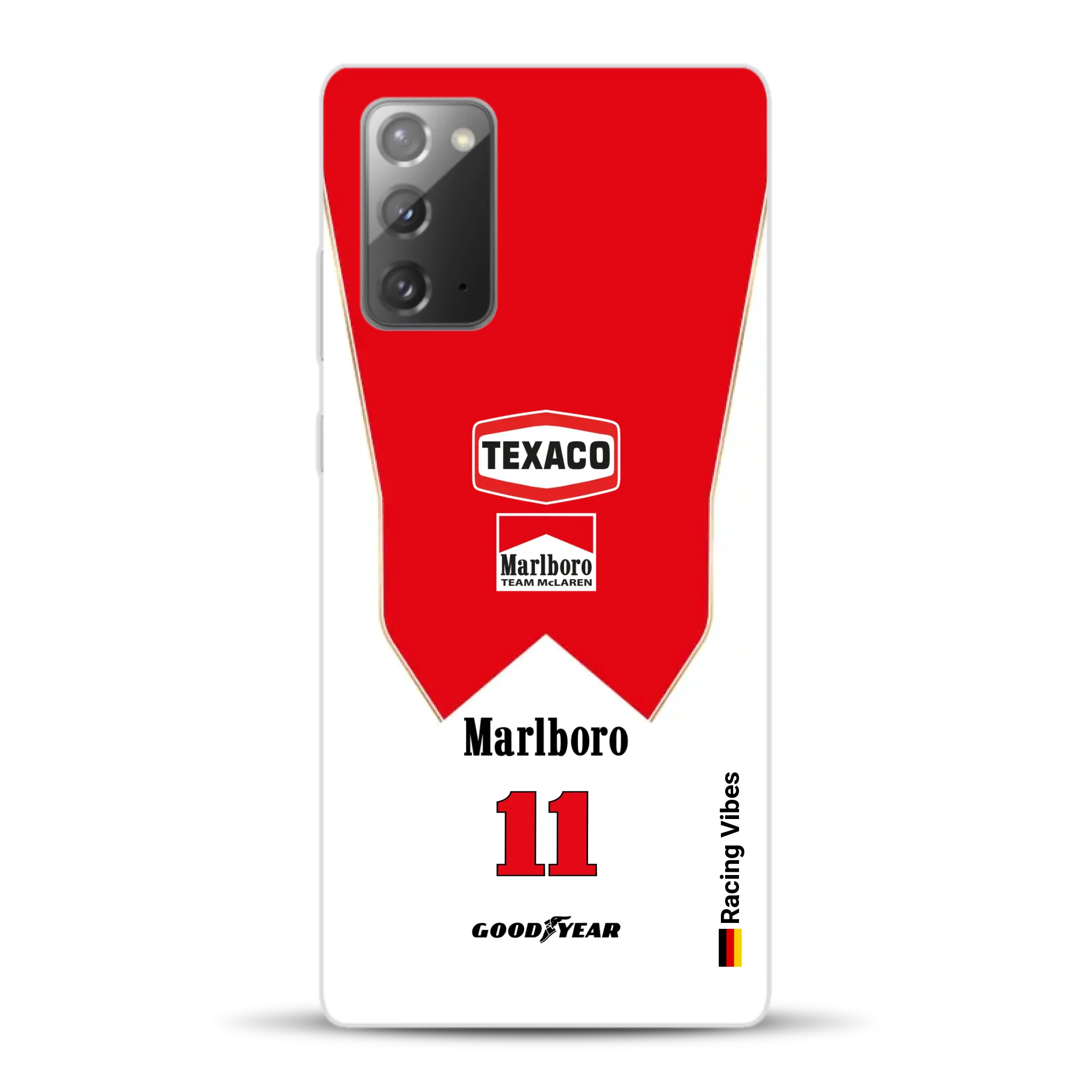 James Hunt McLaren M23 Livery - Individuelle Handyhülle für Samsung