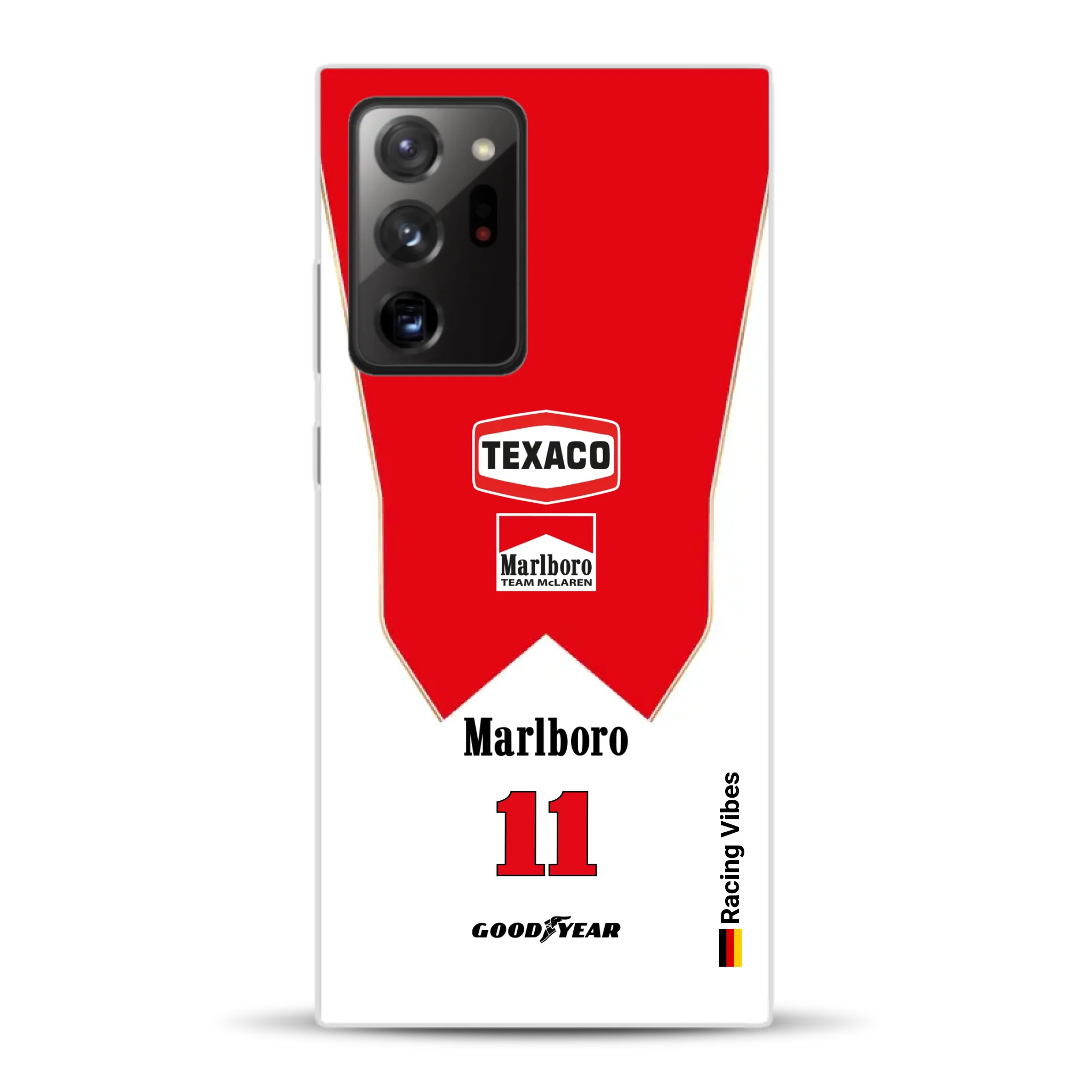 James Hunt McLaren M23 Livery - Individuelle Handyhülle für Samsung