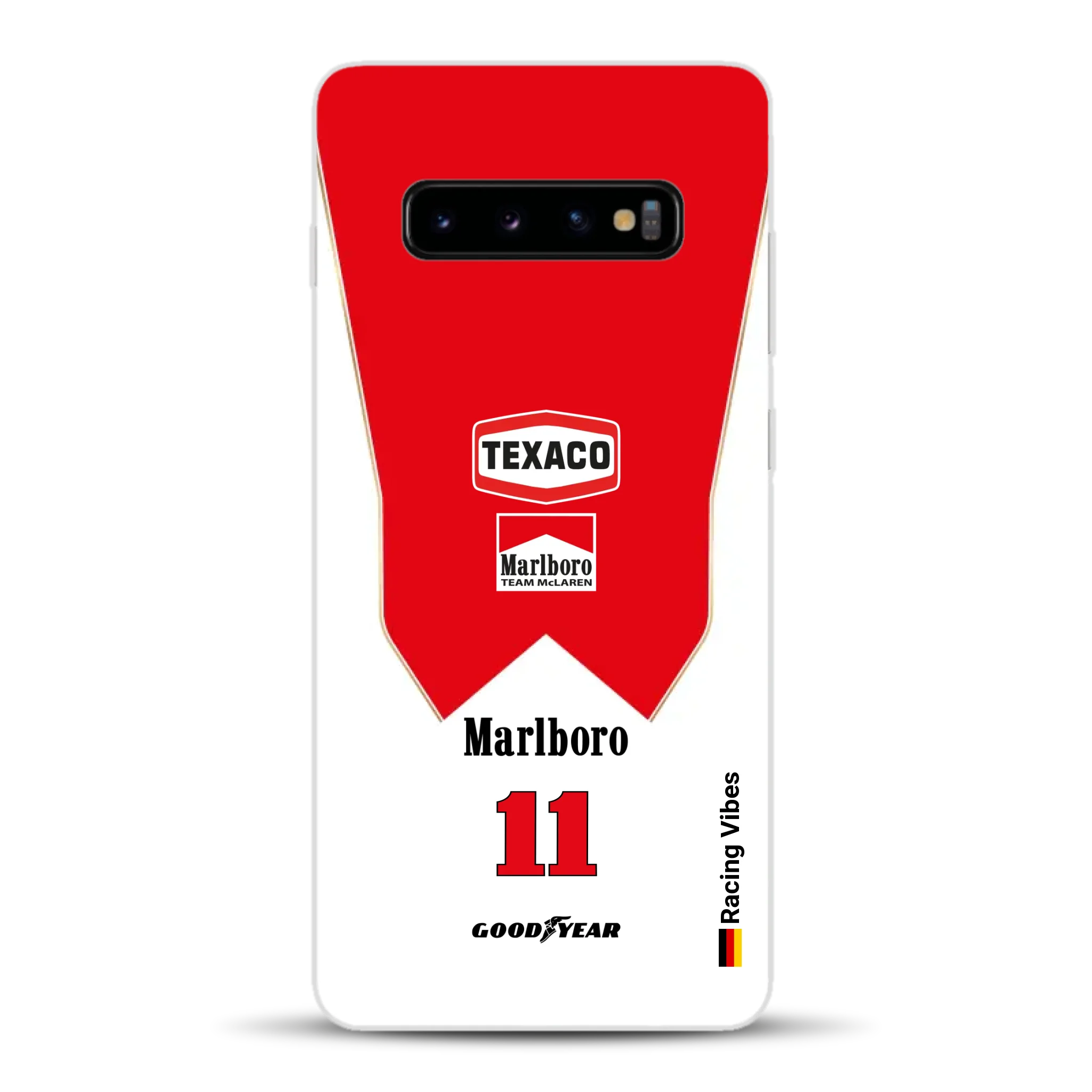 James Hunt McLaren M23 Livery - Individuelle Handyhülle für Samsung