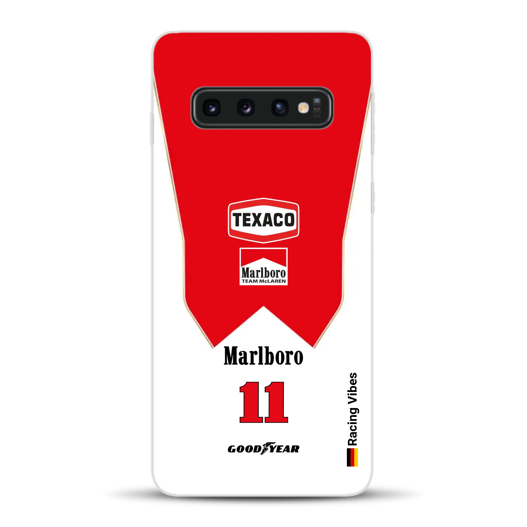 James Hunt McLaren M23 Livery - Individuelle Handyhülle für Samsung