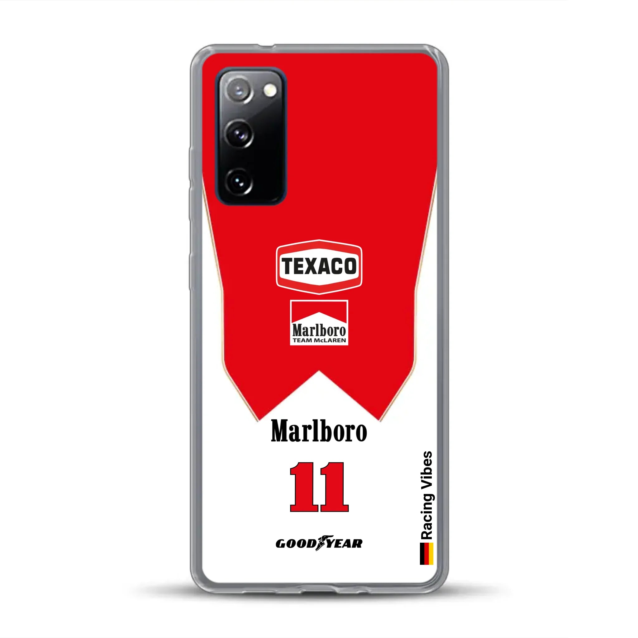 James Hunt McLaren M23 Livery - Individuelle Handyhülle für Samsung