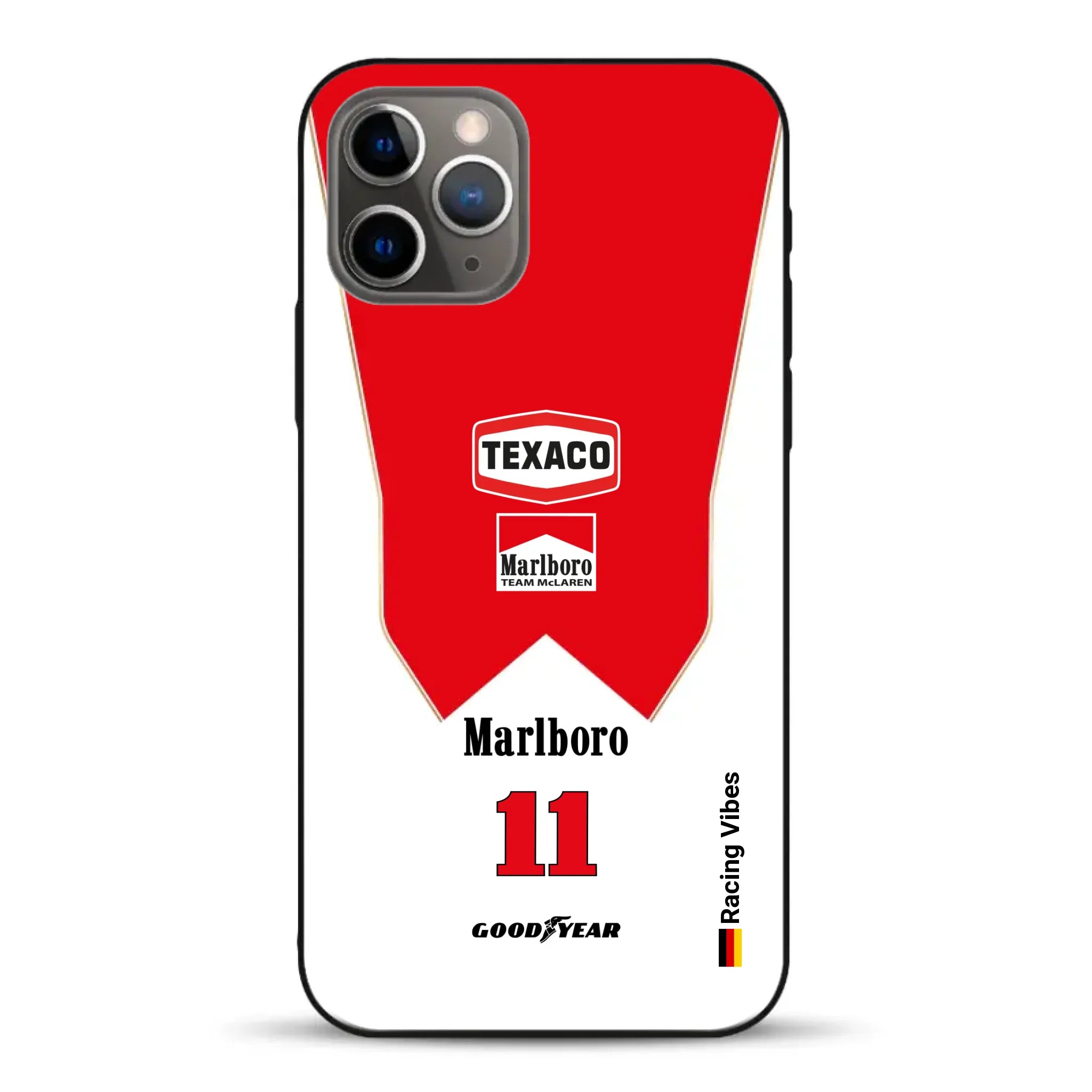 James Hunt McLaren M23 Livery - Individuelle Handyhülle für iPhone